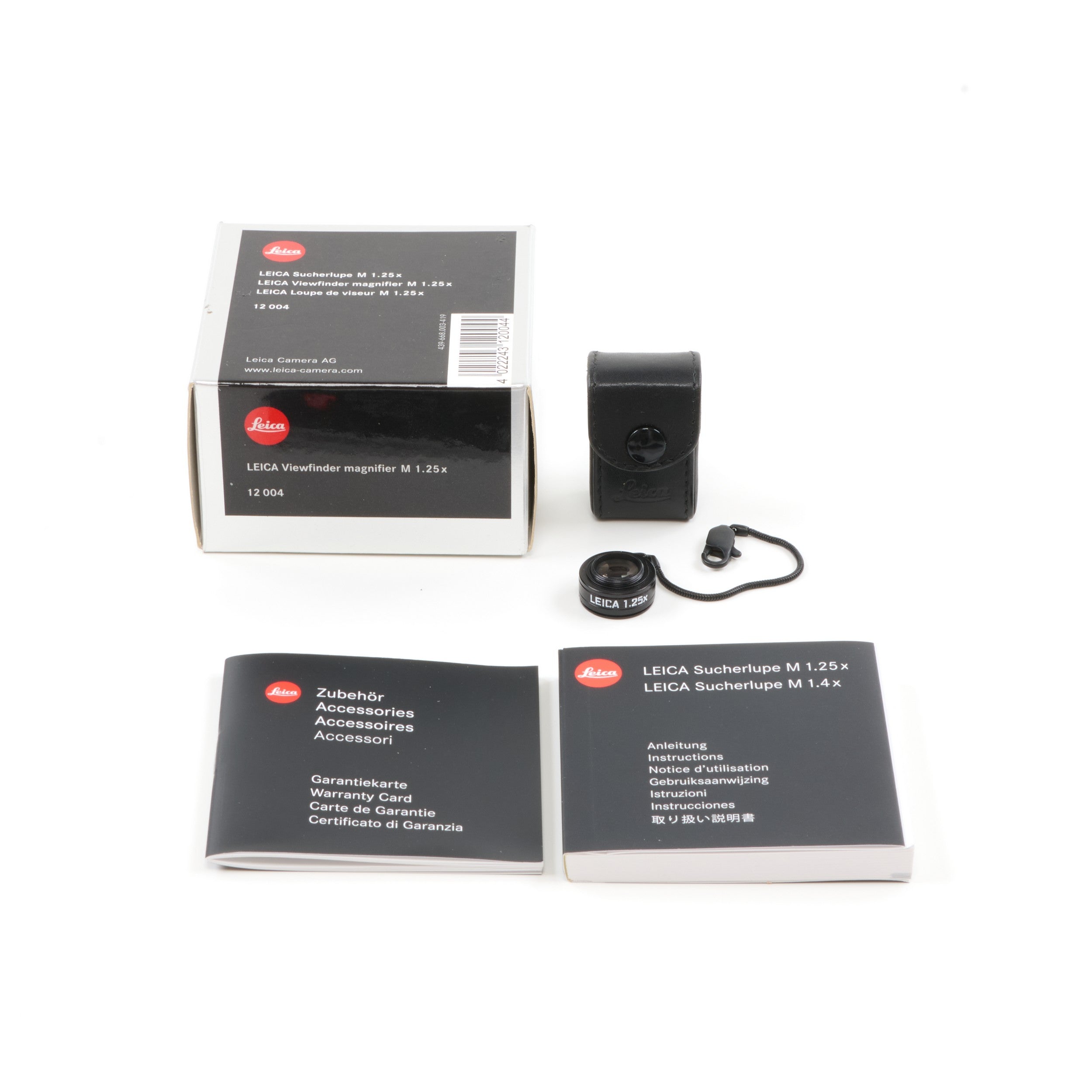 Leica 1.25X Zoekervergroter + Doos