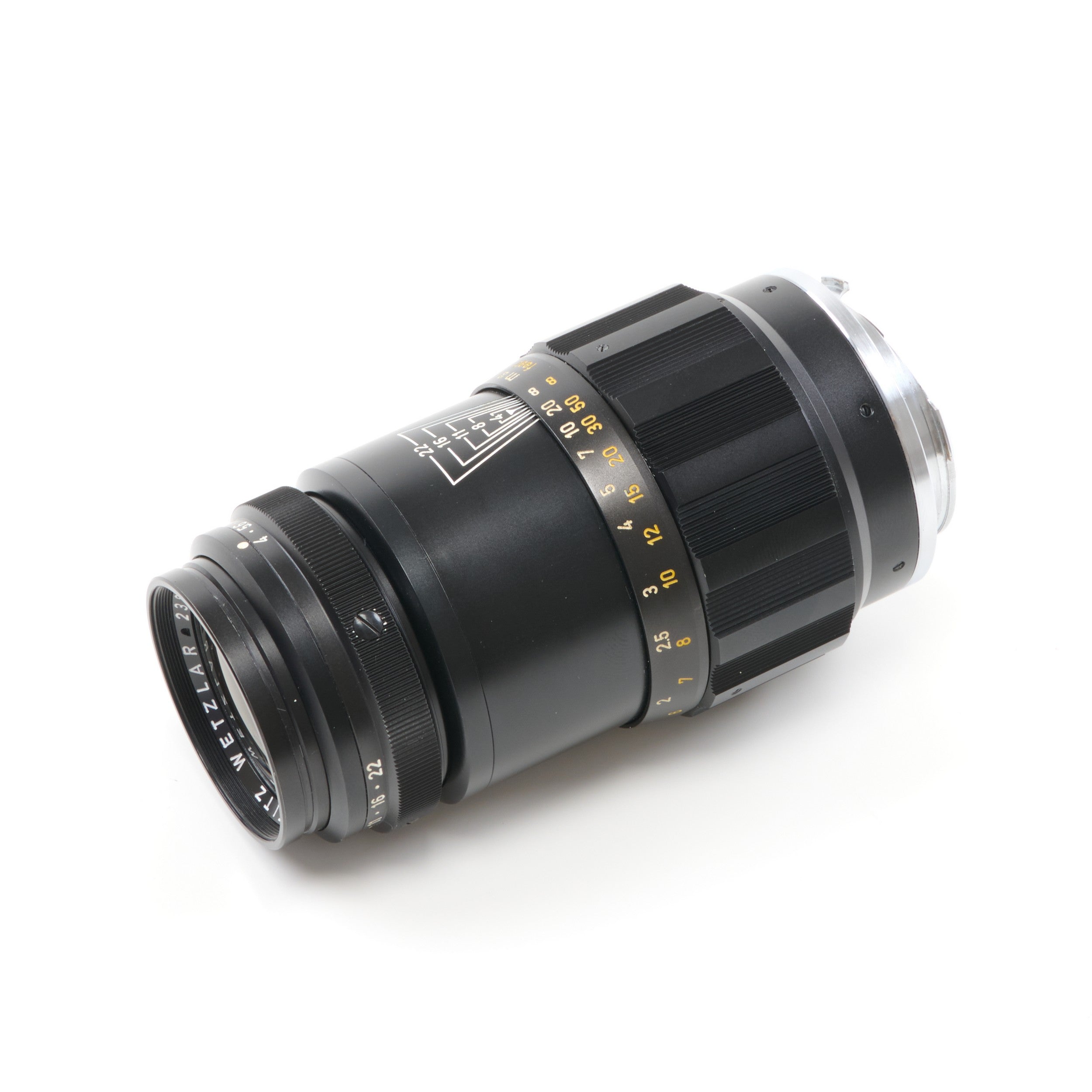 Leitz 135mm f4 Tele-Elmar + Doos