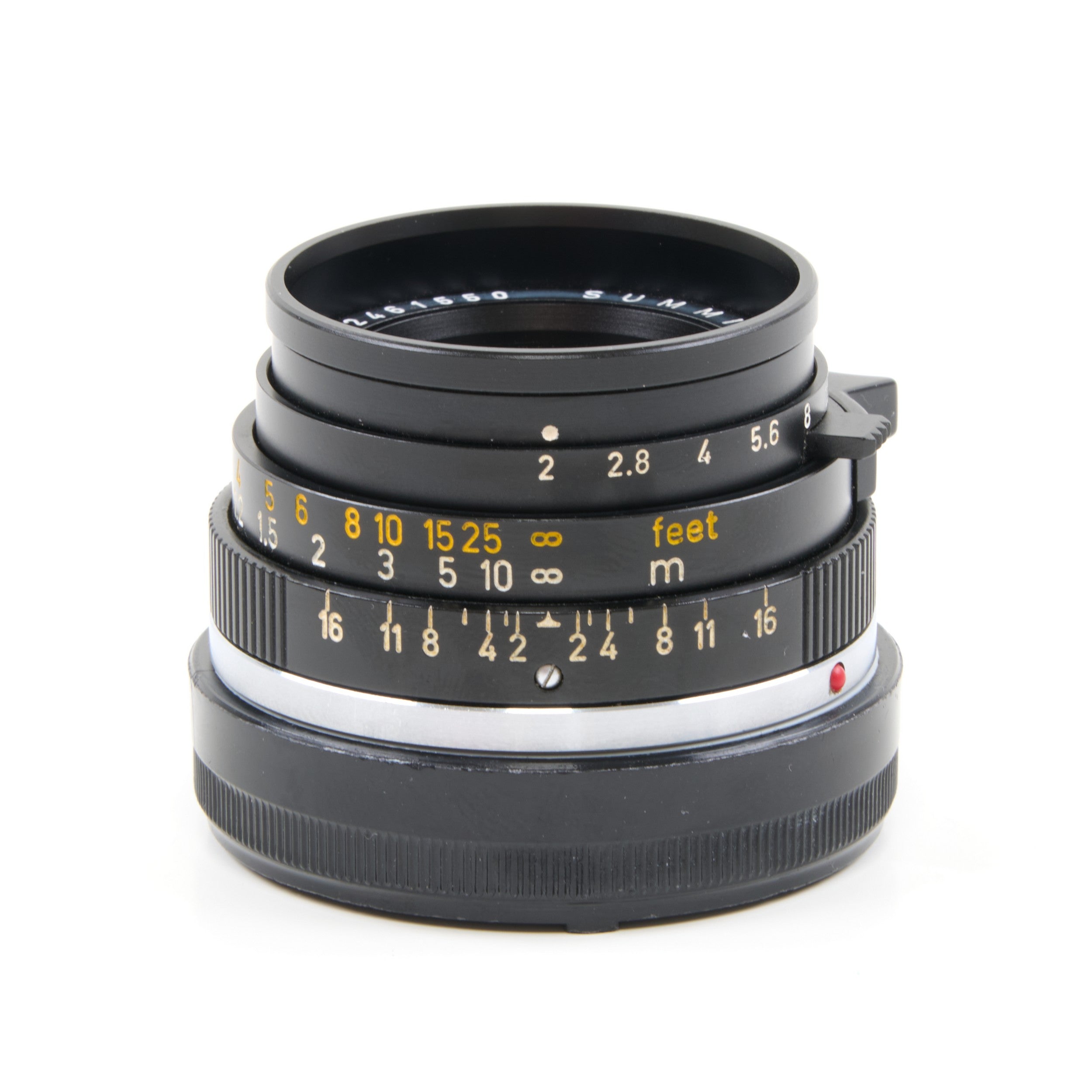 Leitz 35mm f2 Summicron 3e Versie Zonder Filterdraad