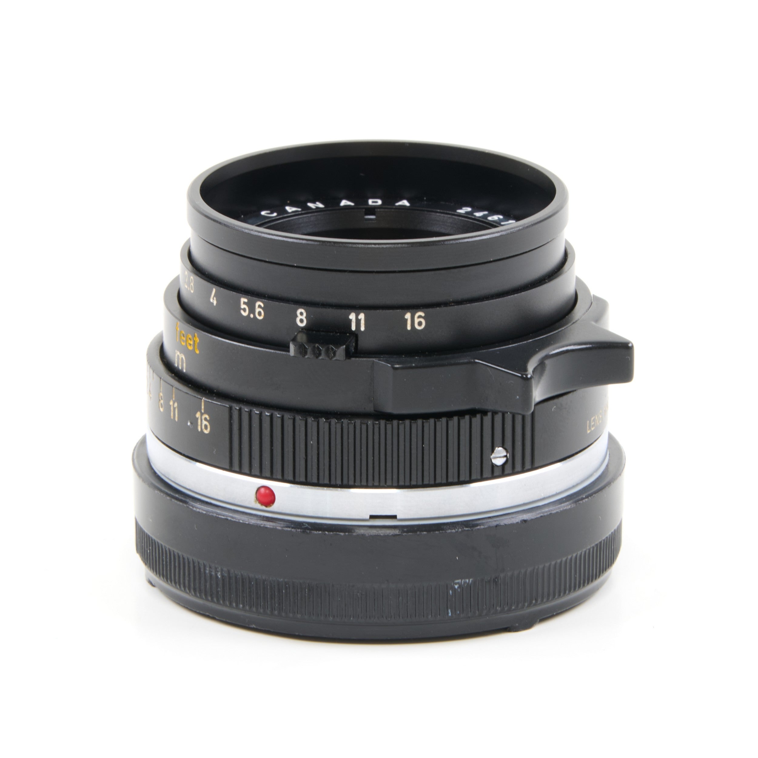 Leitz 35mm f2 Summicron 3e Versie Zonder Filterdraad