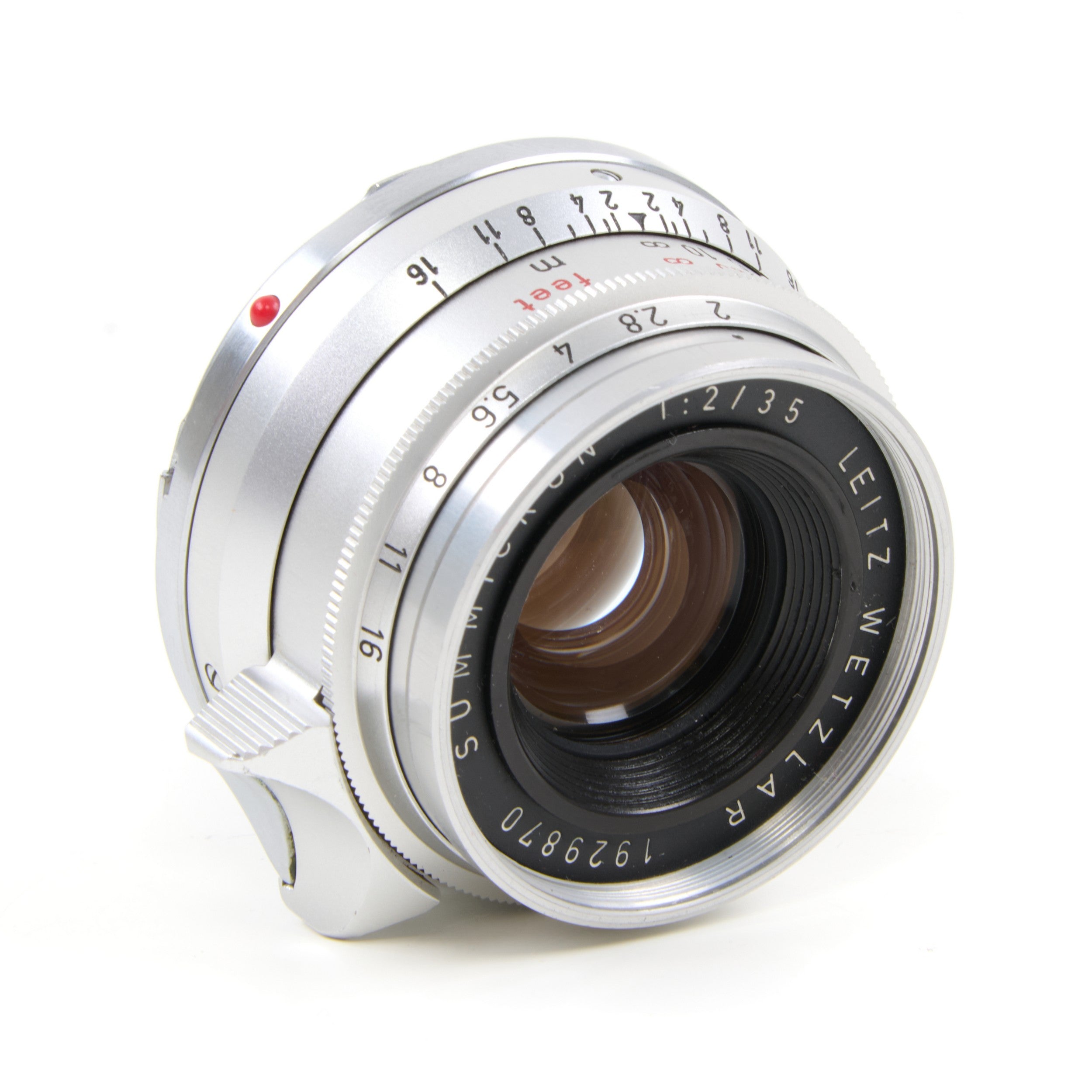 Leitz 35mm f2 Summicron 8 Element Germany + Box