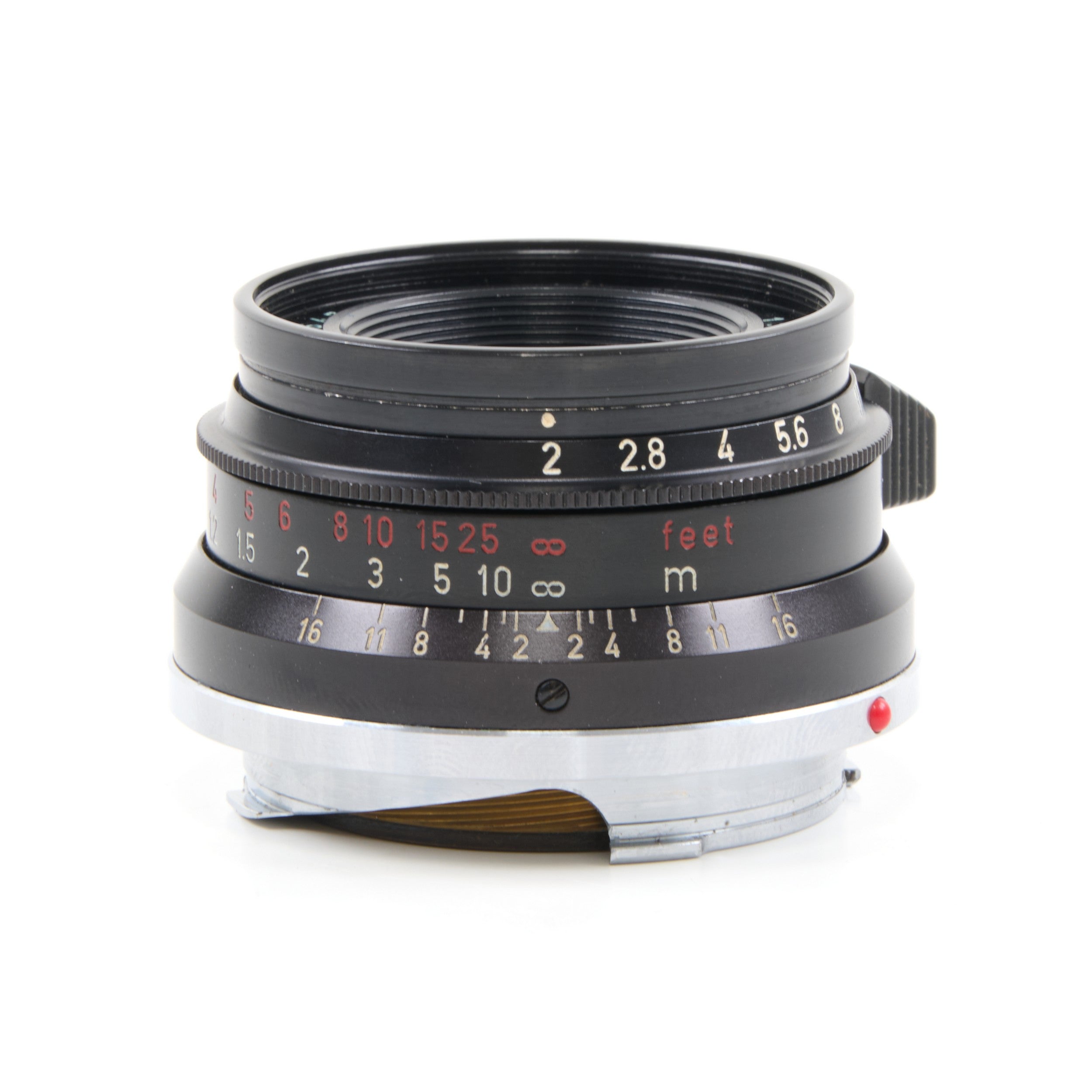 Leitz 35mm f2 Summicron 8 Element Black Paint + Doos