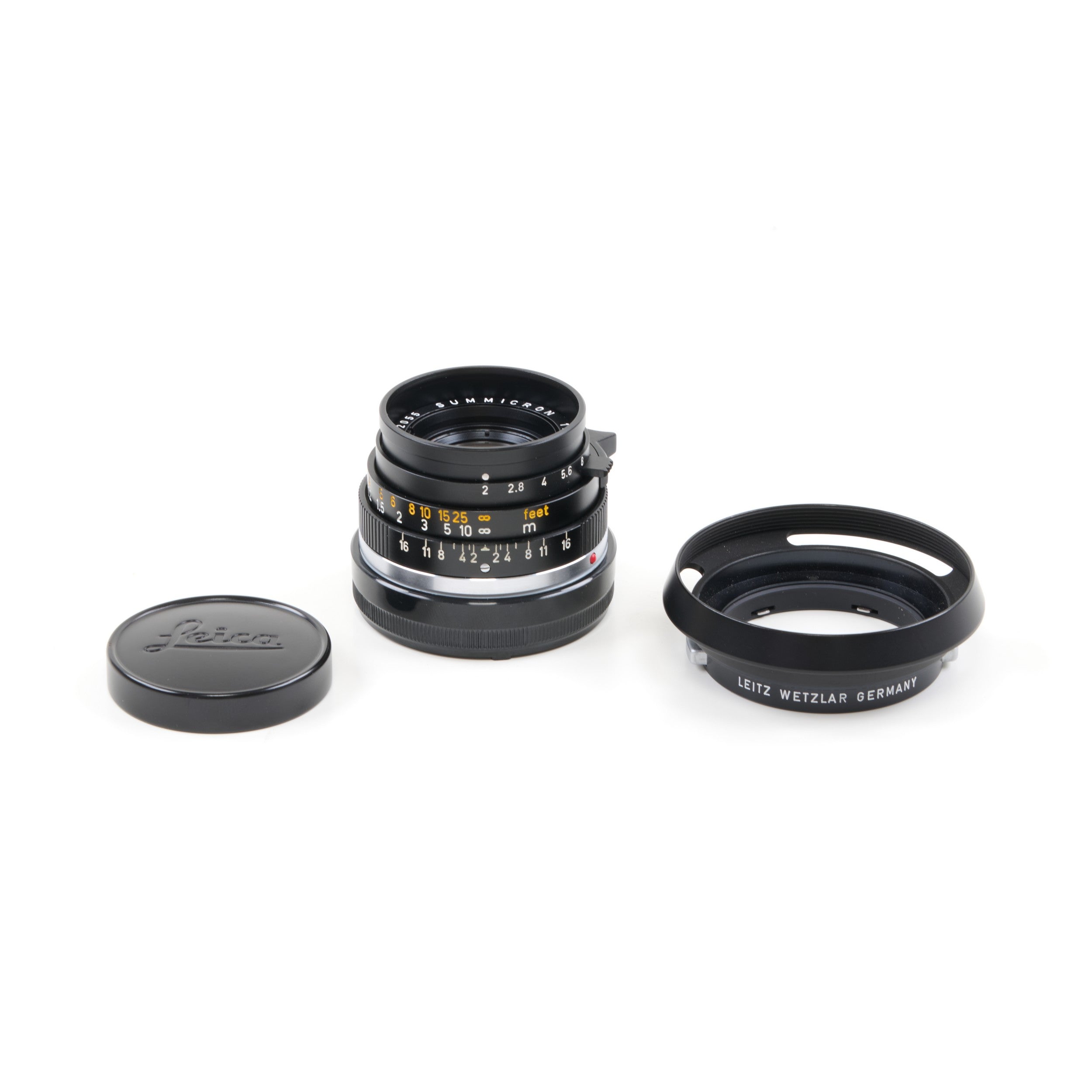 Leitz 35mm f2 Summicron 3e Versie Zonder Filterdraad + Doos