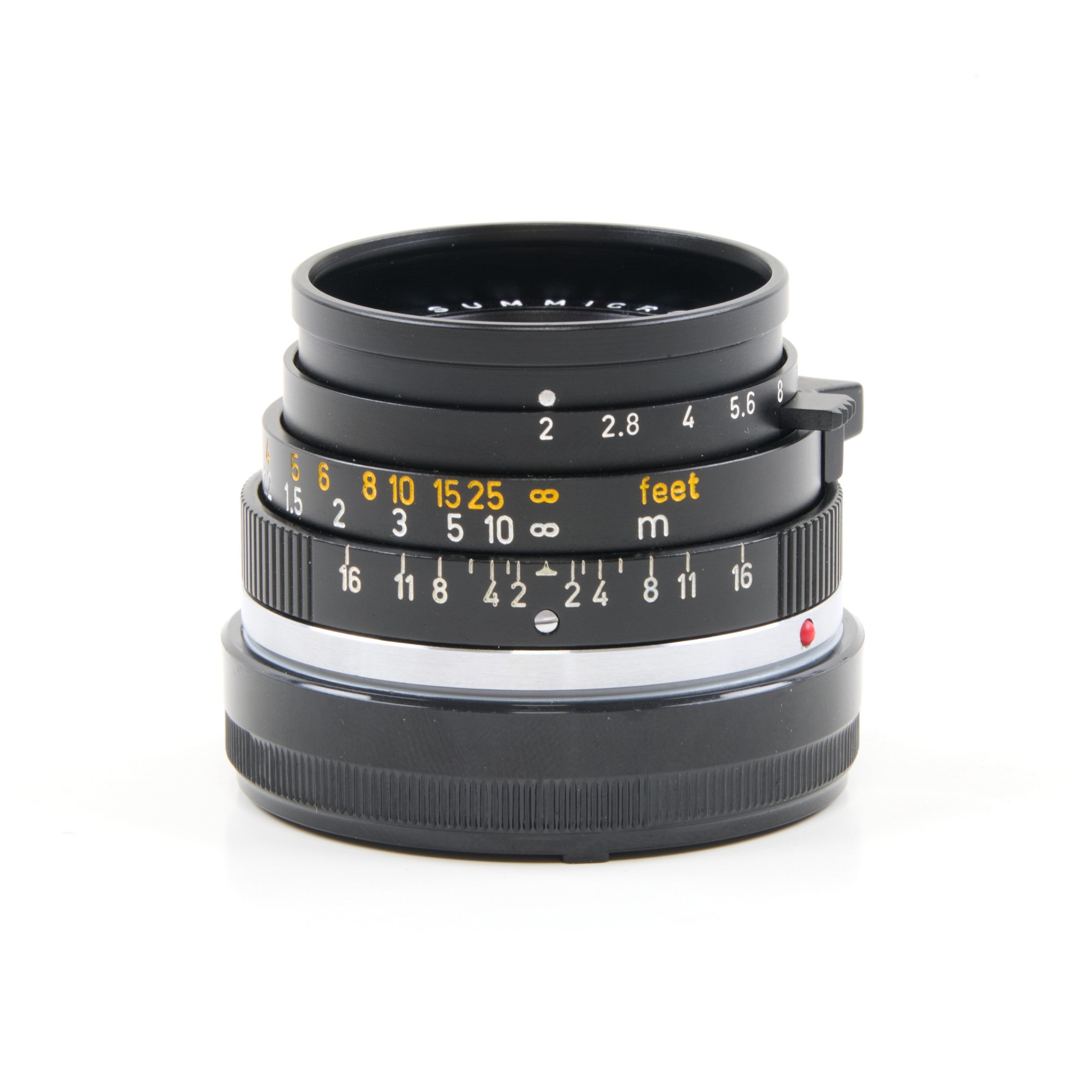 Leitz 35mm f2 Summicron 3e Versie Zonder Filterdraad + Doos