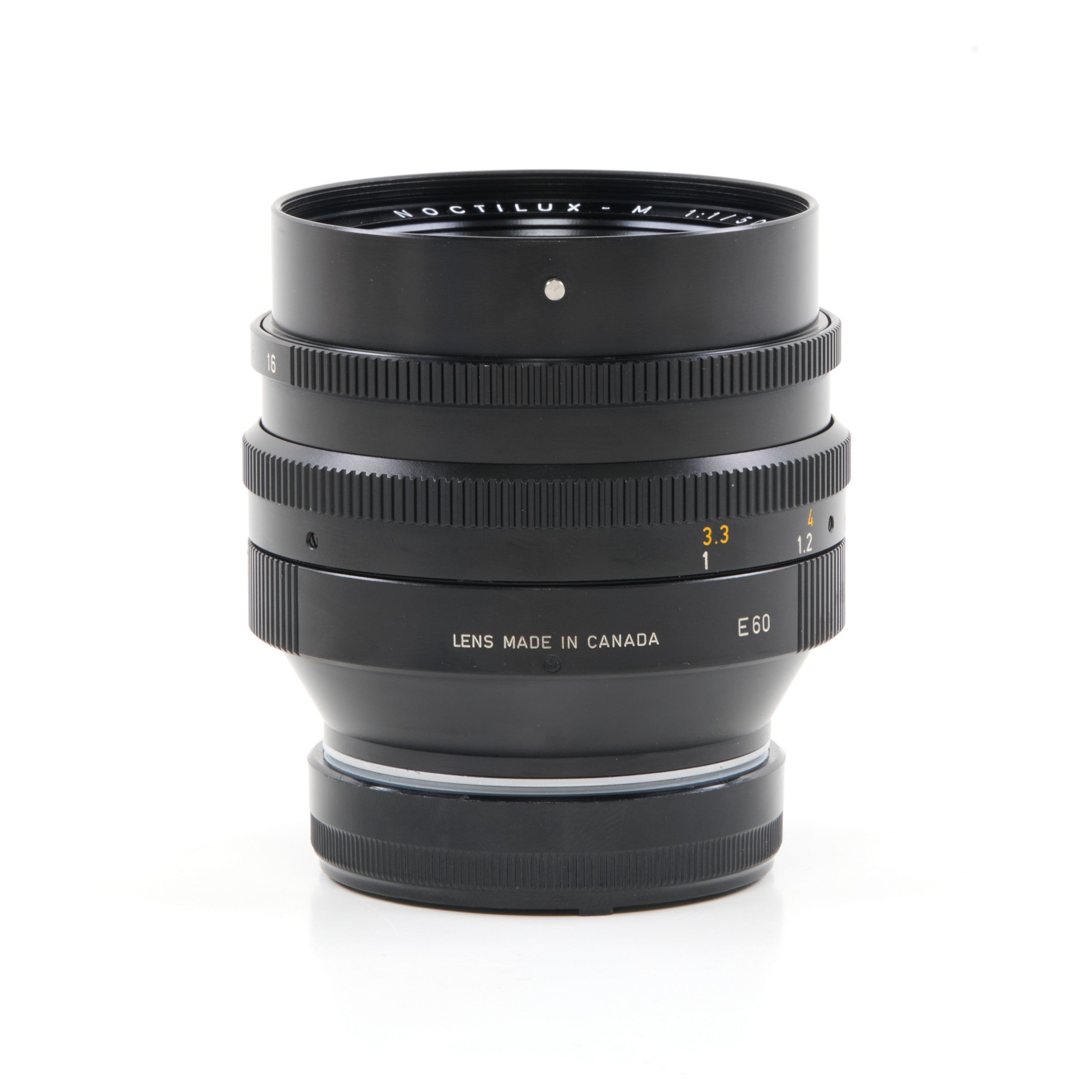 Leitz 50mm f1 Noctilux-M E60 + 12539 Zonnekap