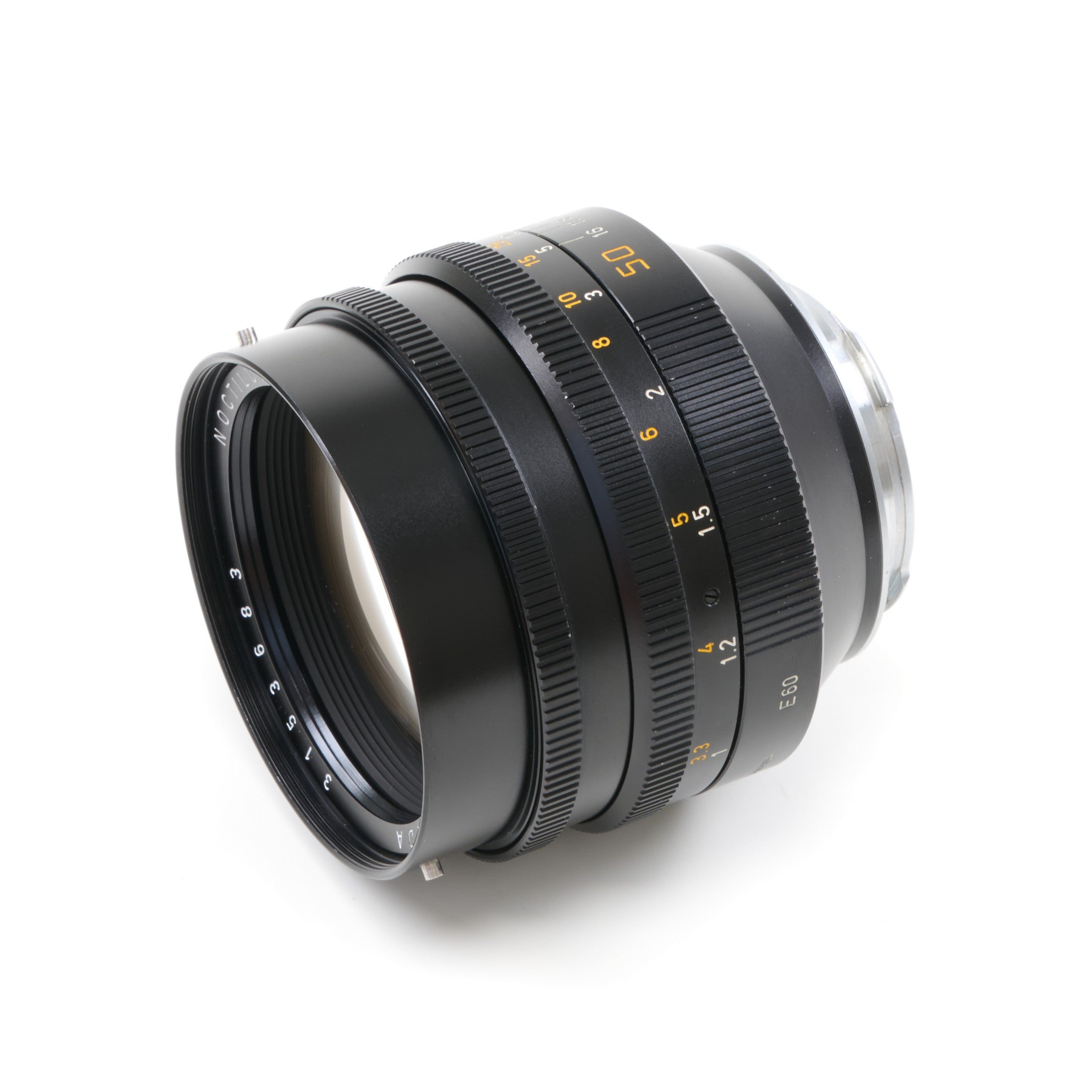 Leitz 50mm f1 Noctilux-M E60 + 12539 Zonnekap