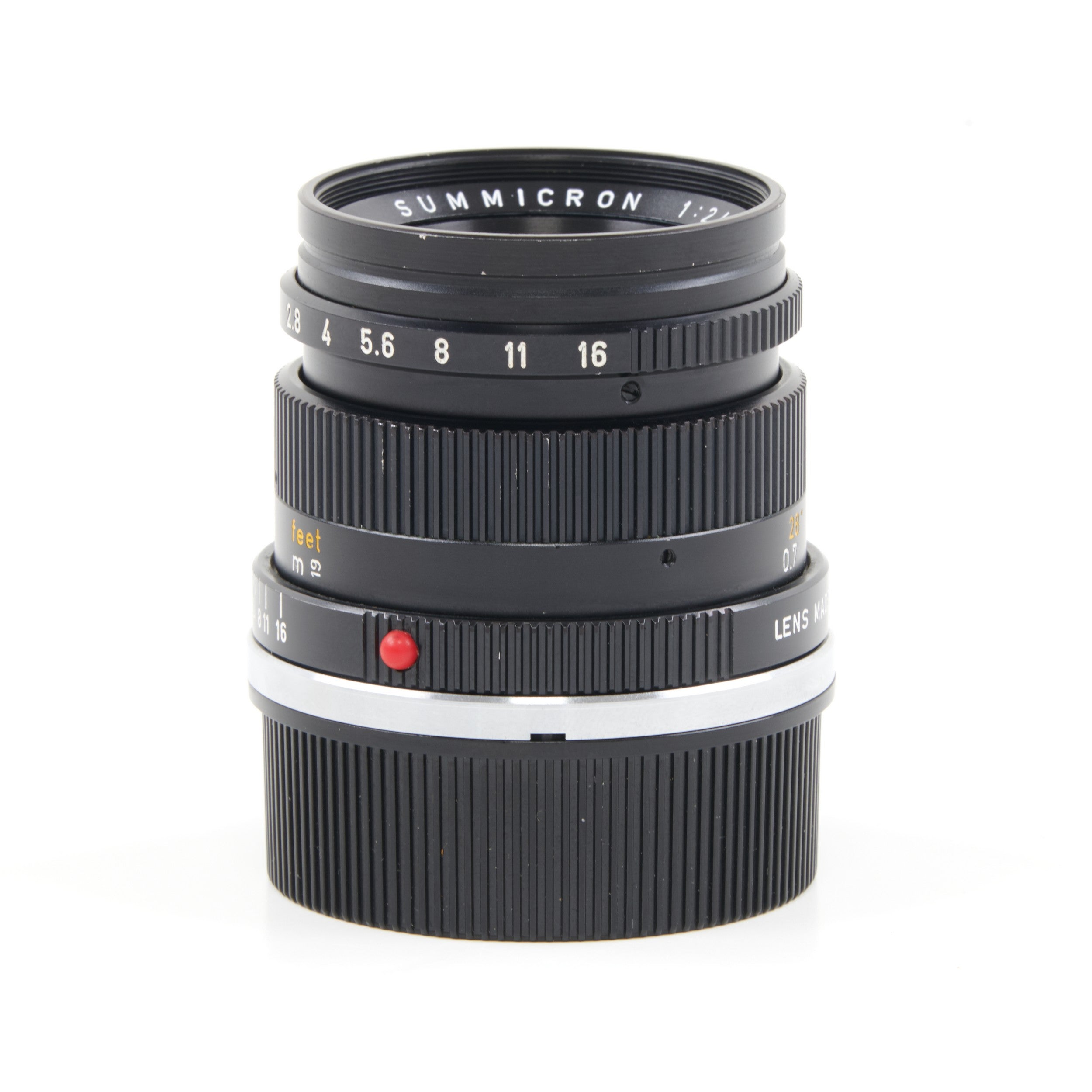 Leitz 50mm f2 Summicron 3e Versie 6-bit
