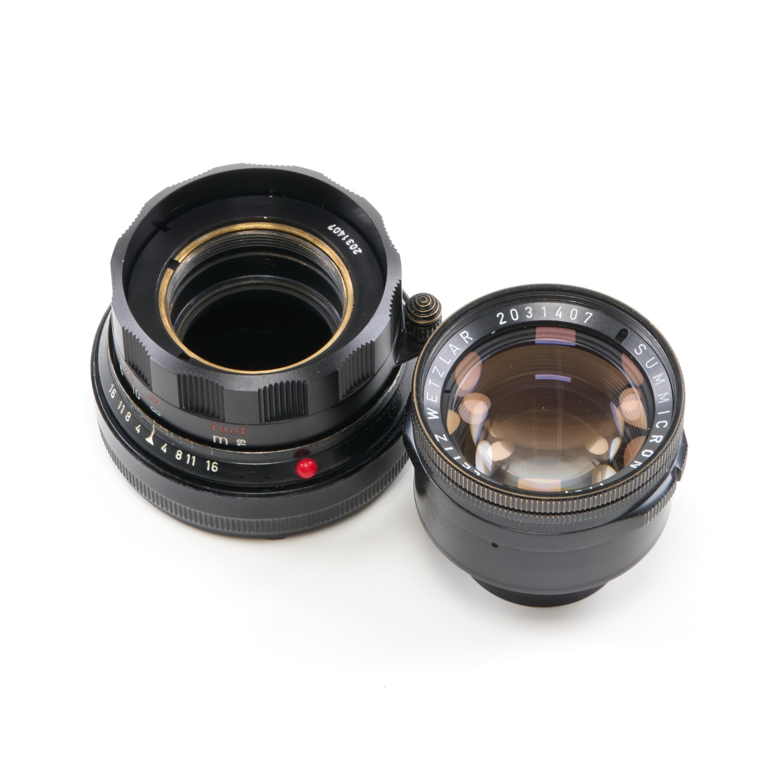 Leitz 50mm f2 Summicron Black Paint