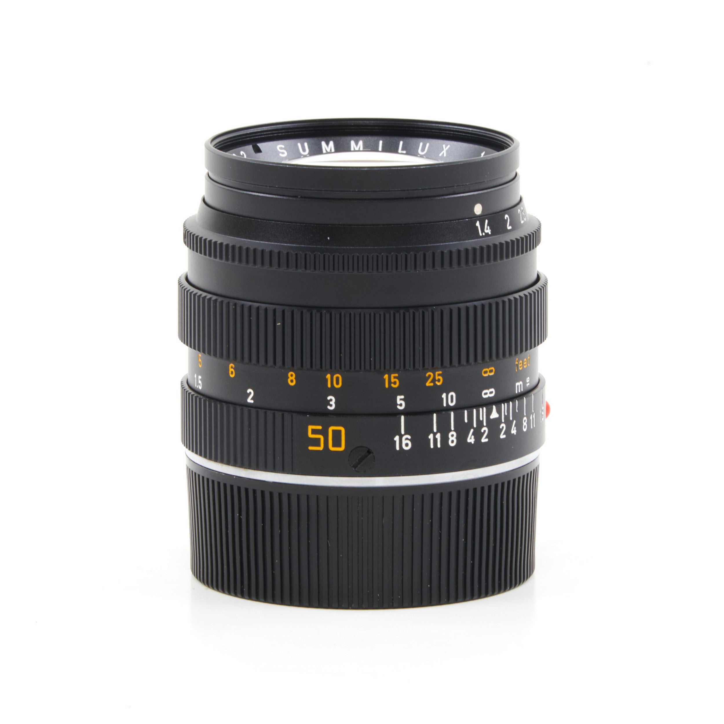 Leitz 50mm f1.4 Summilux Zwart + Doos