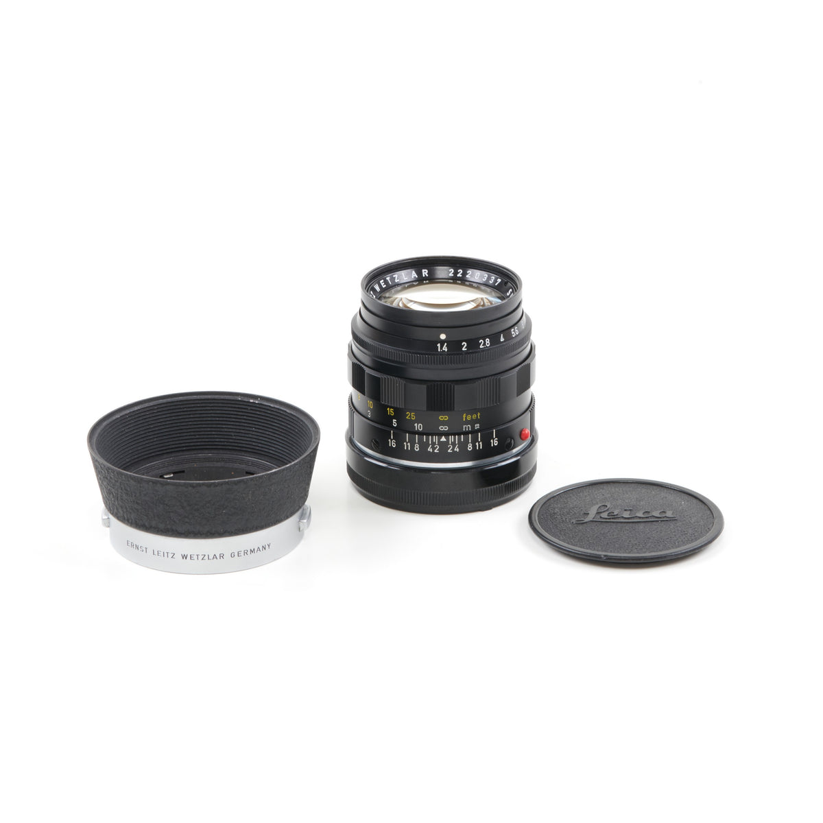Leitz 50mm f1.4 Summilux Black Transitional Version