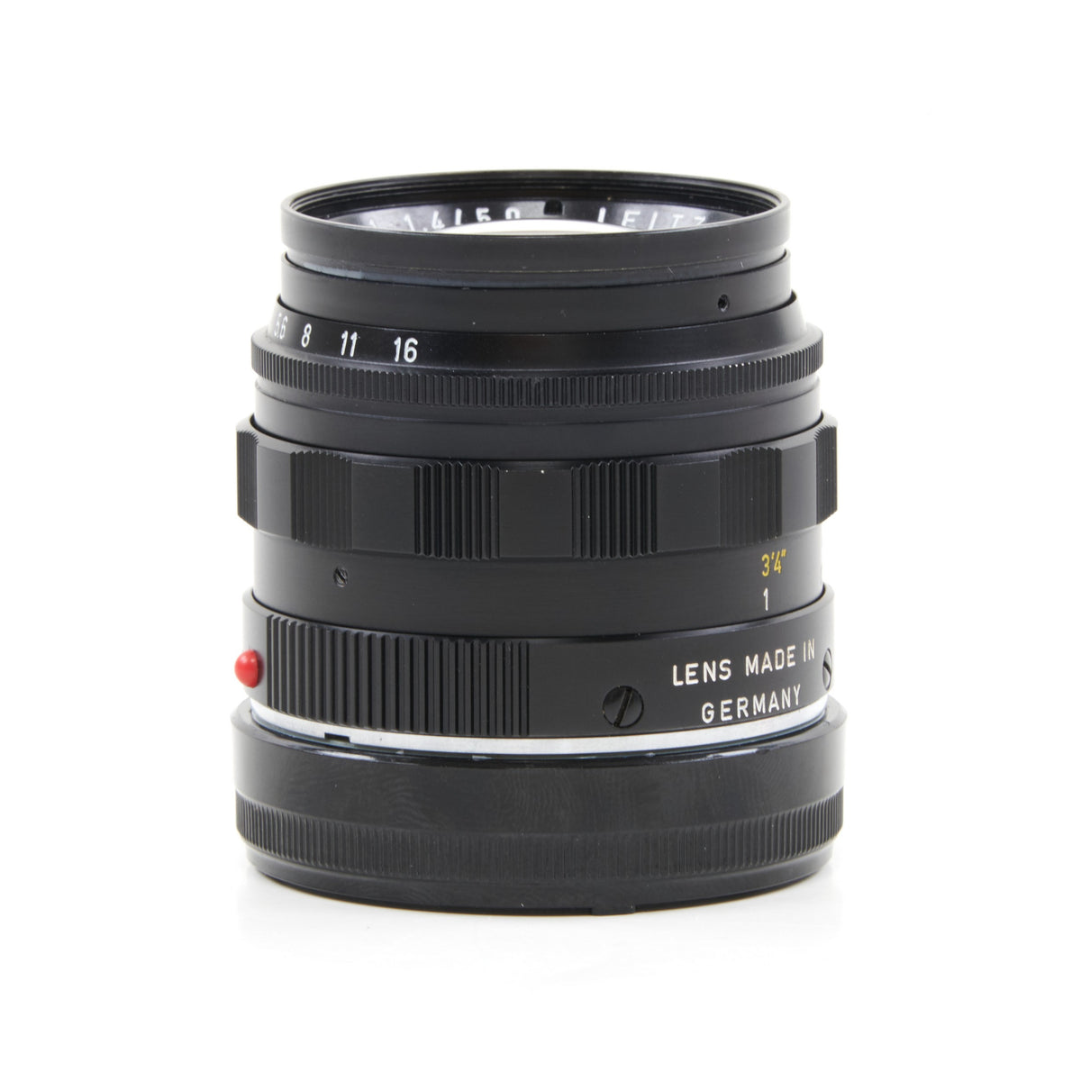 Leitz 50mm f1.4 Summilux Black Transitional Version