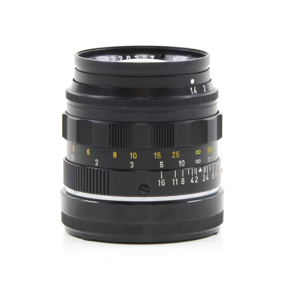 Leitz 50mm f1.4 Summilux Black Transitional Version