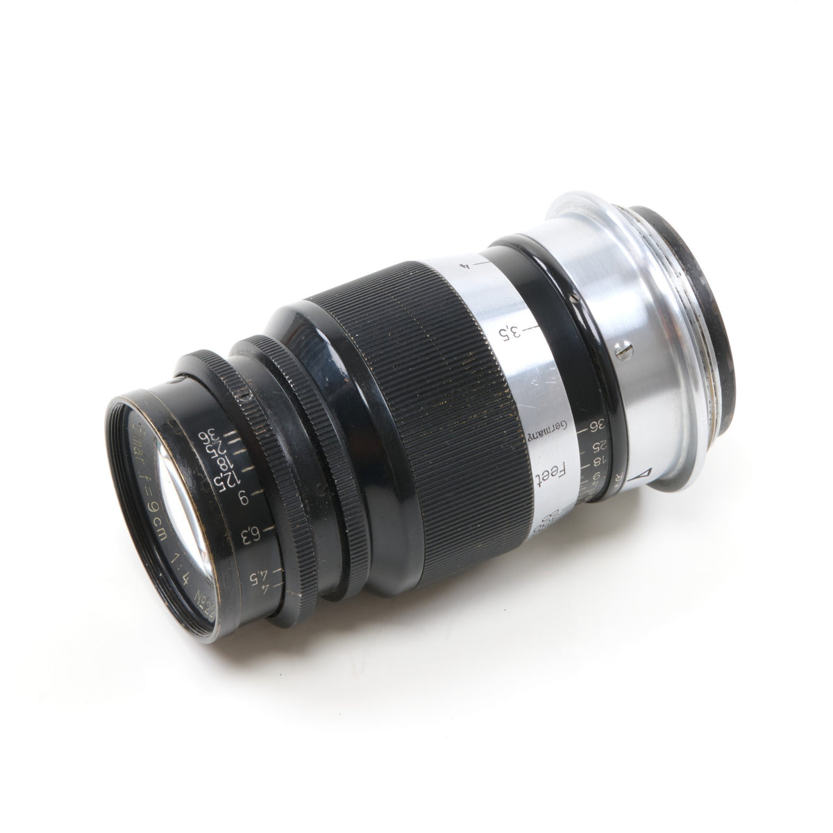 Leitz 90mm f4 Elmar + Doos