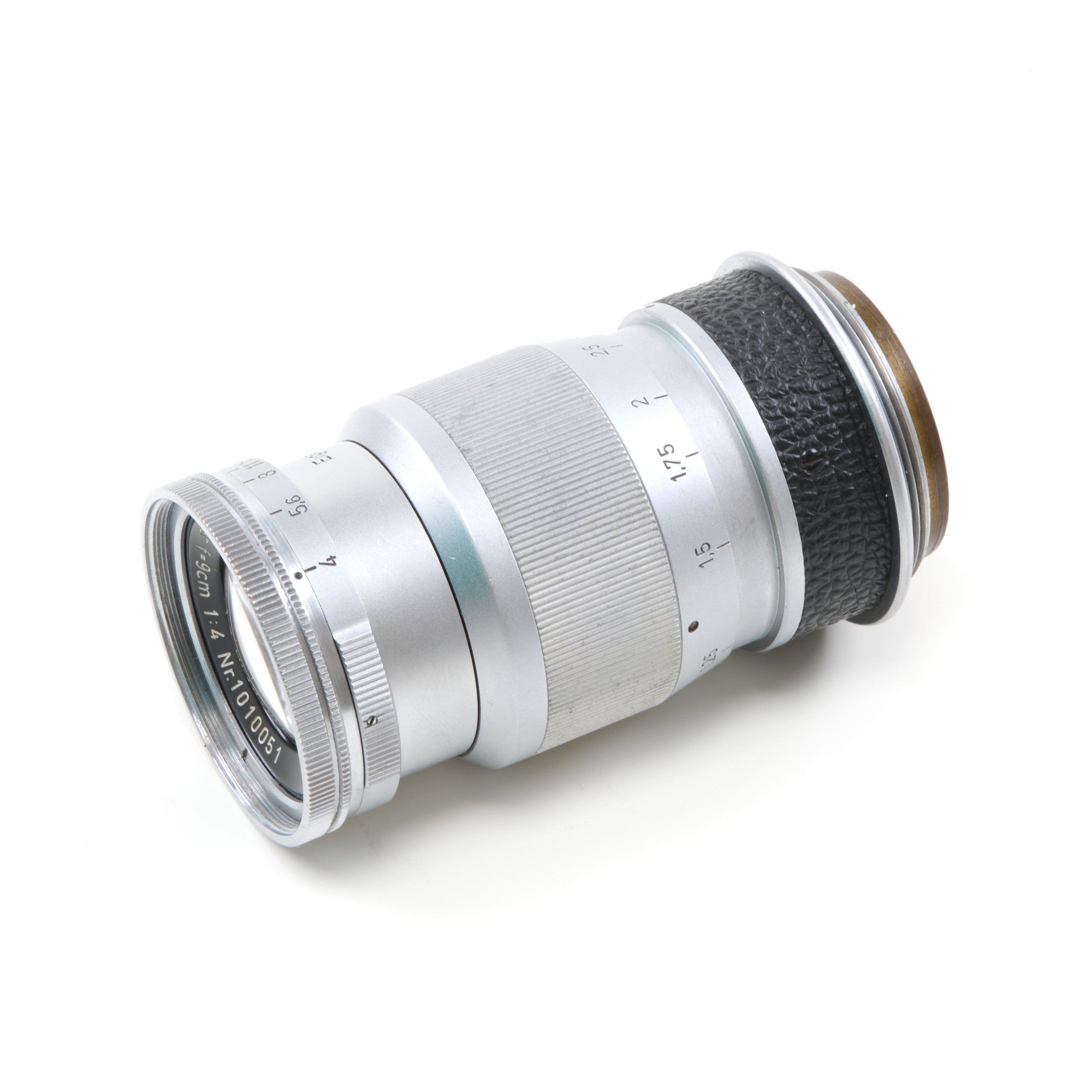 2x Leitz 90mm f4 Elmar M39 Prototype Lens Eigentum der Ernst Leitz GmbH Wetzlar Opeenvolgende Nummers