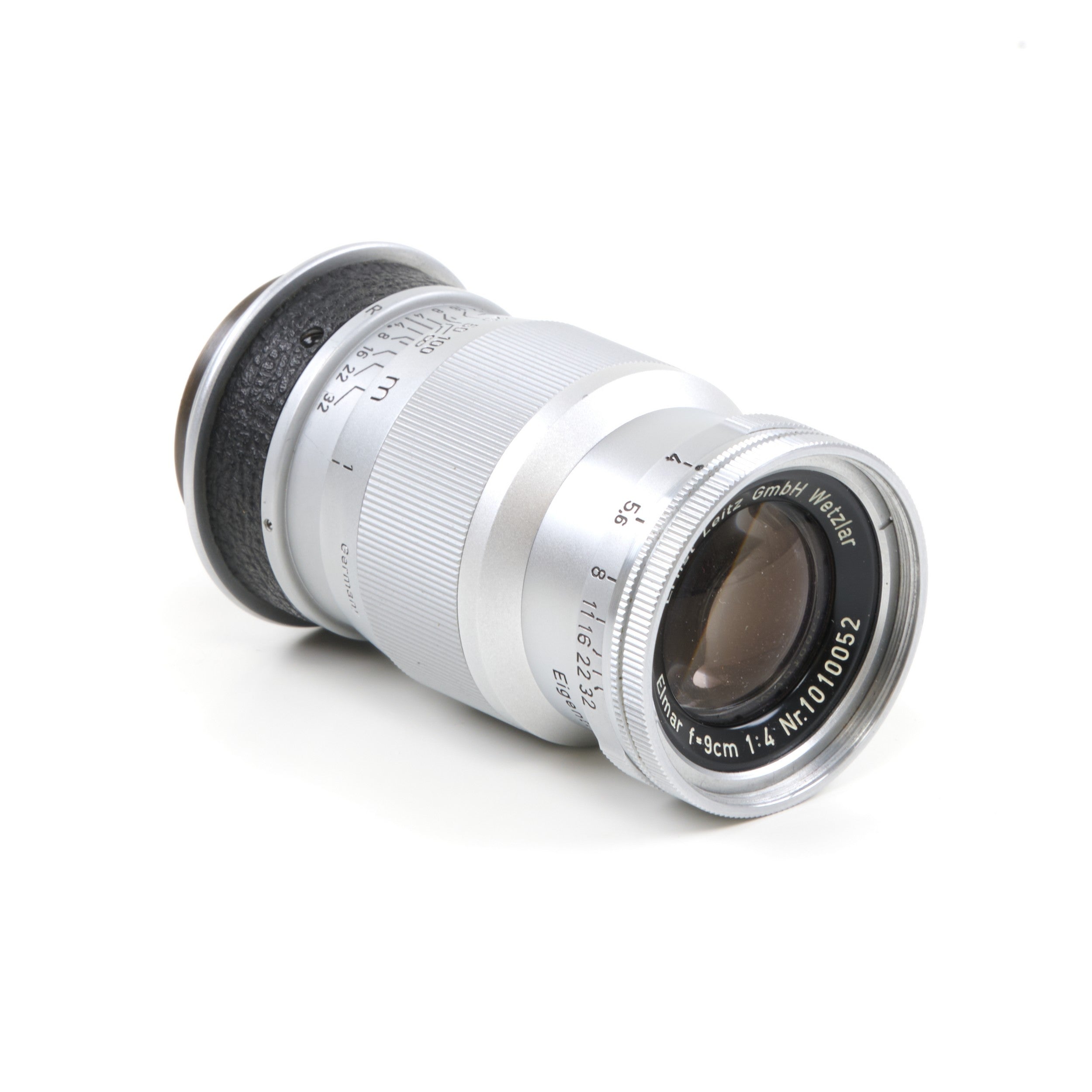 2x Leitz 90mm f4 Elmar M39 Prototype Lens Eigentum der Ernst Leitz GmbH Wetzlar Opeenvolgende Nummers