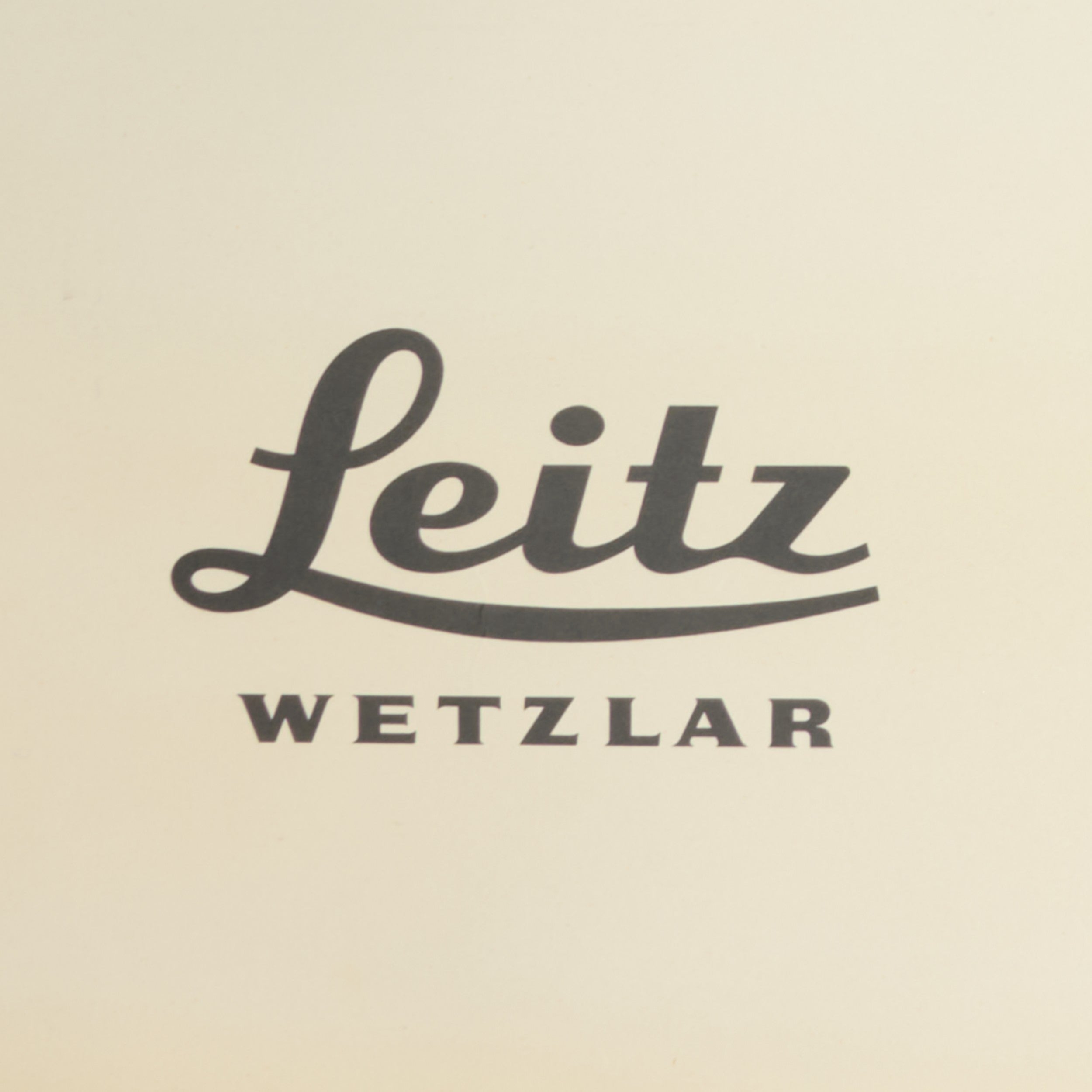 Leitz Grote Universele Microscoop Model UWM Poster Engels 1960