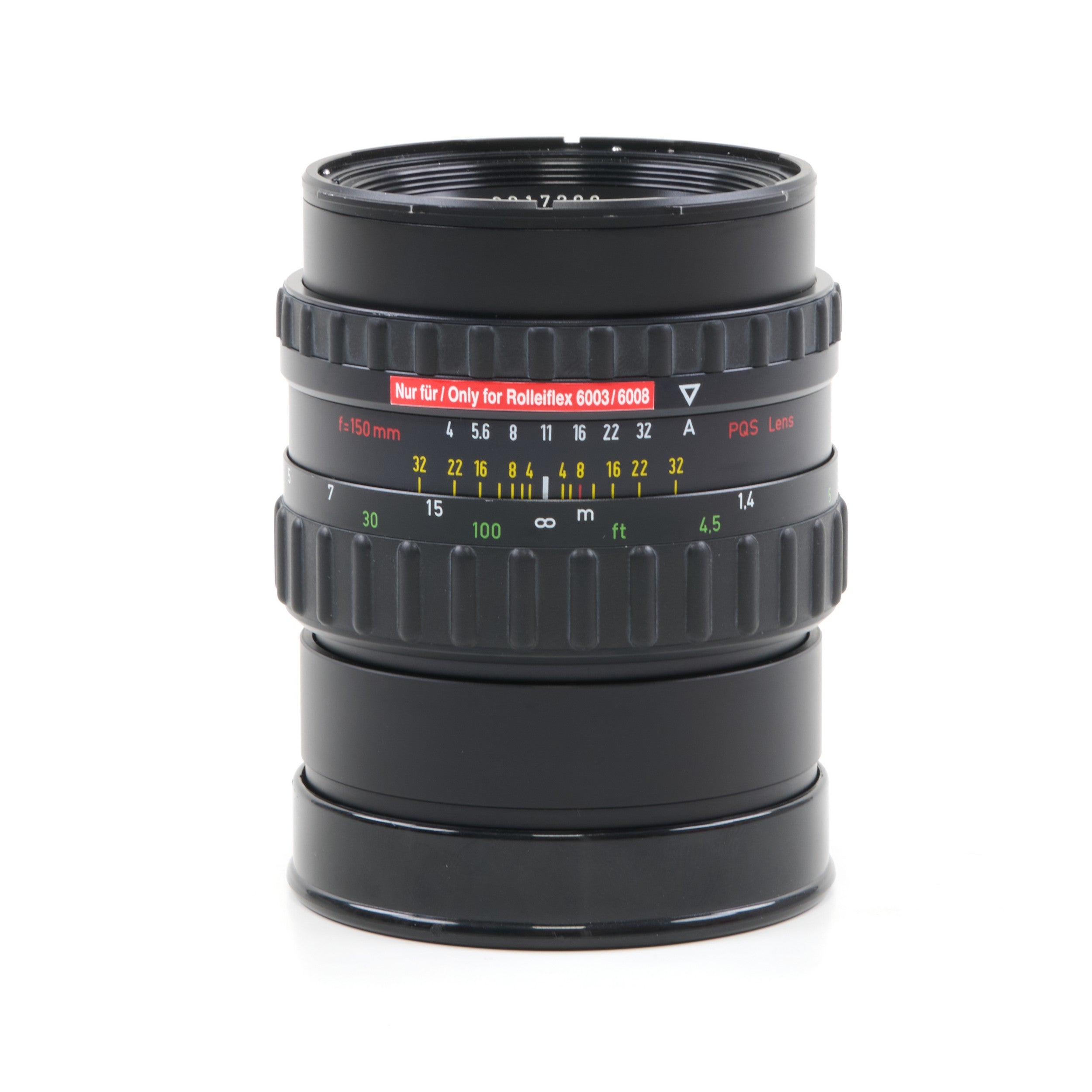 Rollei 150mm f4 Sonnar HFT PQS Voor 6003 / 6008 + Doos