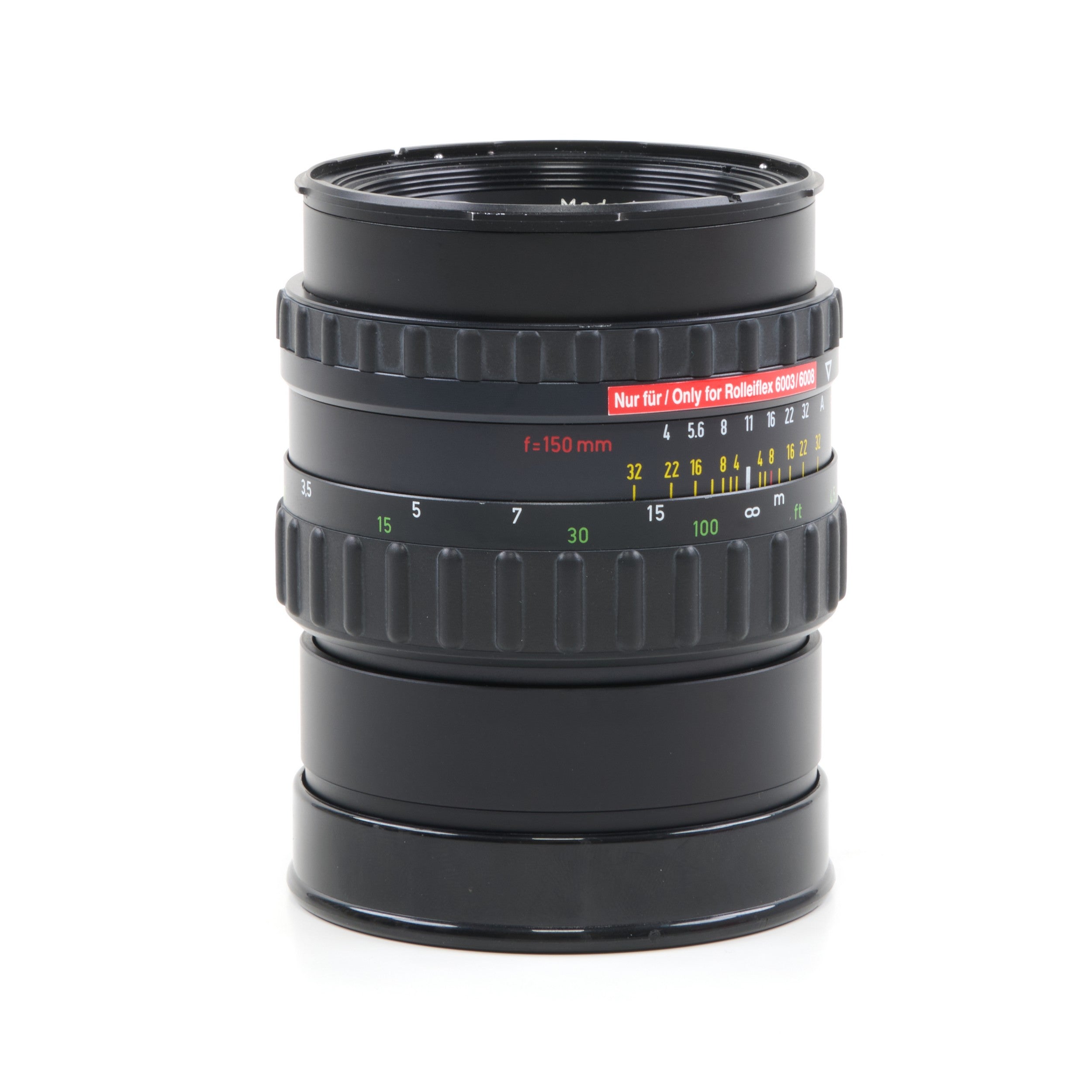 Rollei 150mm f4 Sonnar HFT PQS Voor 6003 / 6008 + Doos