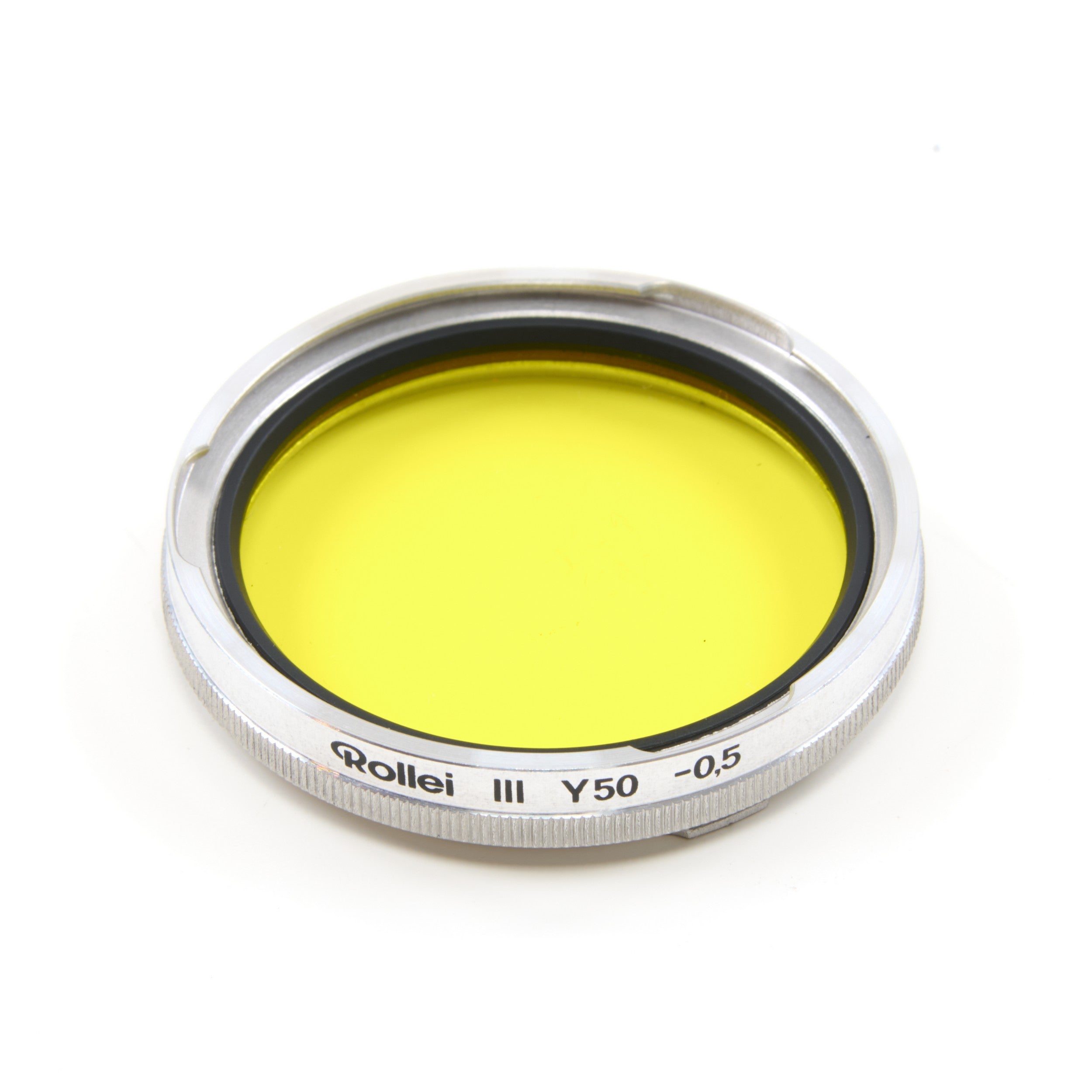 Rolleiflex Bay III Geel Medium 050 Filter Chroom + Doos