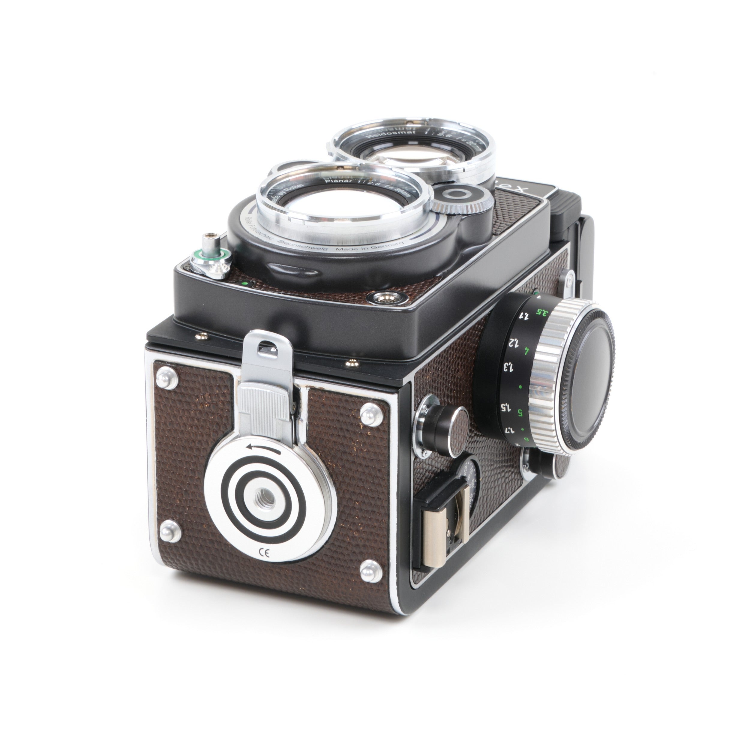 Rolleiflex 2.8 FX Planar 80mm HFT + Doos