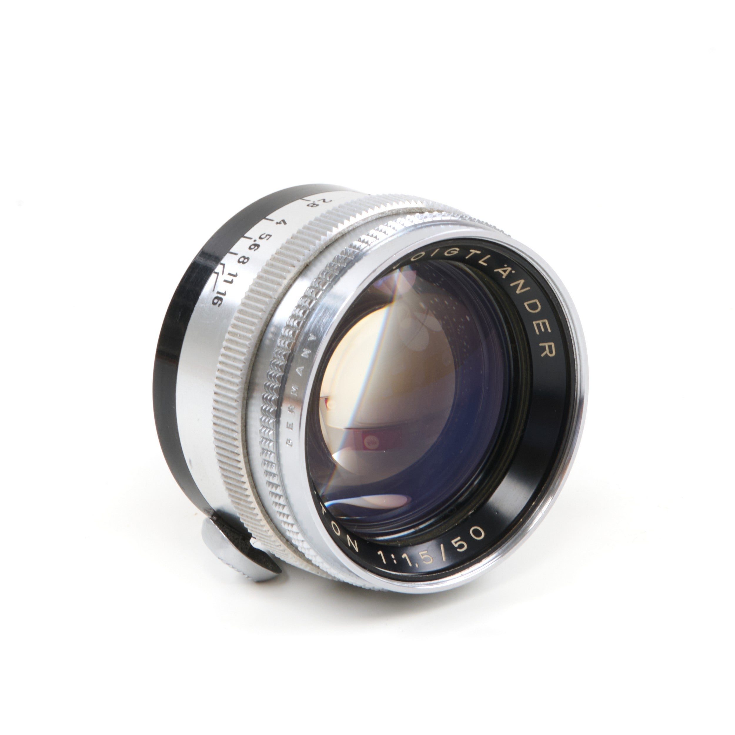 Voigtländer 50mm f1.5 Nokton Voor Prominent