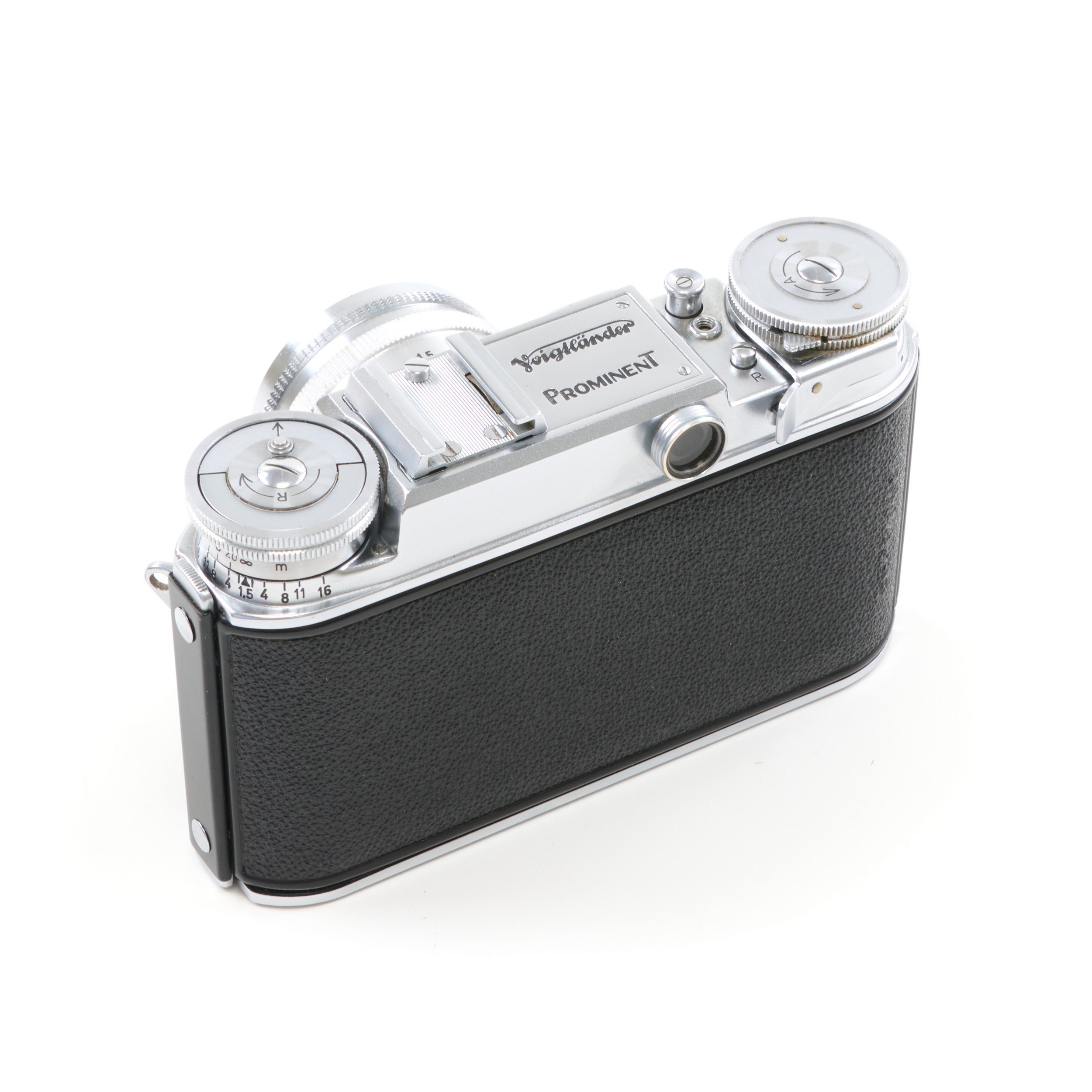 Voigtländer Prominent 3e Model + 50mm f1.5 Nokton + Doos