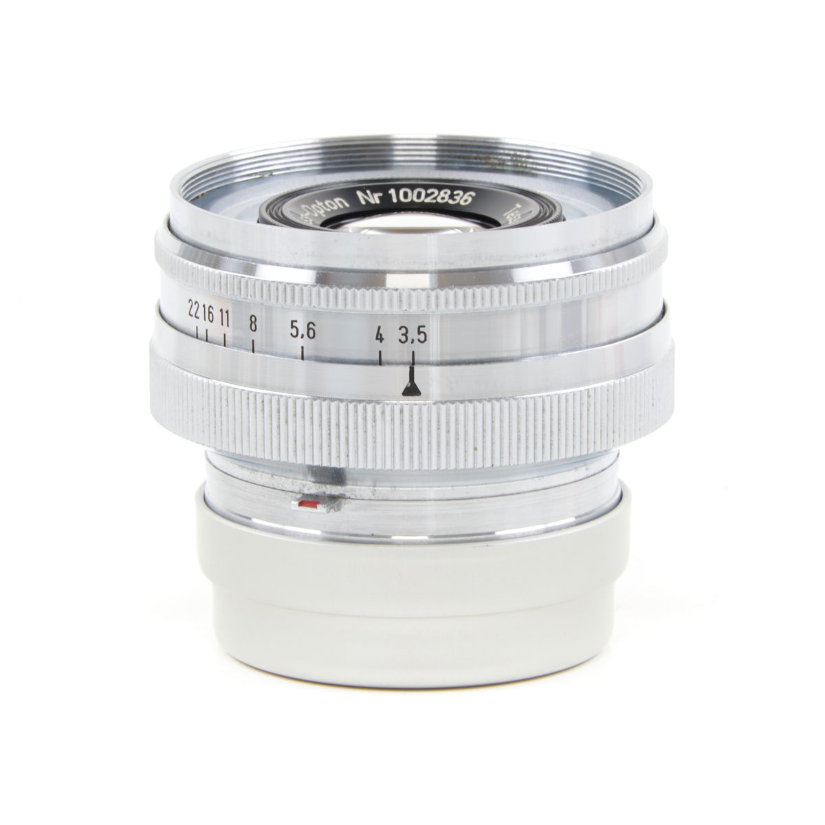 Zeiss-Opton Tessar 50 mm f3.5 RIGID Set Voor Contax RF