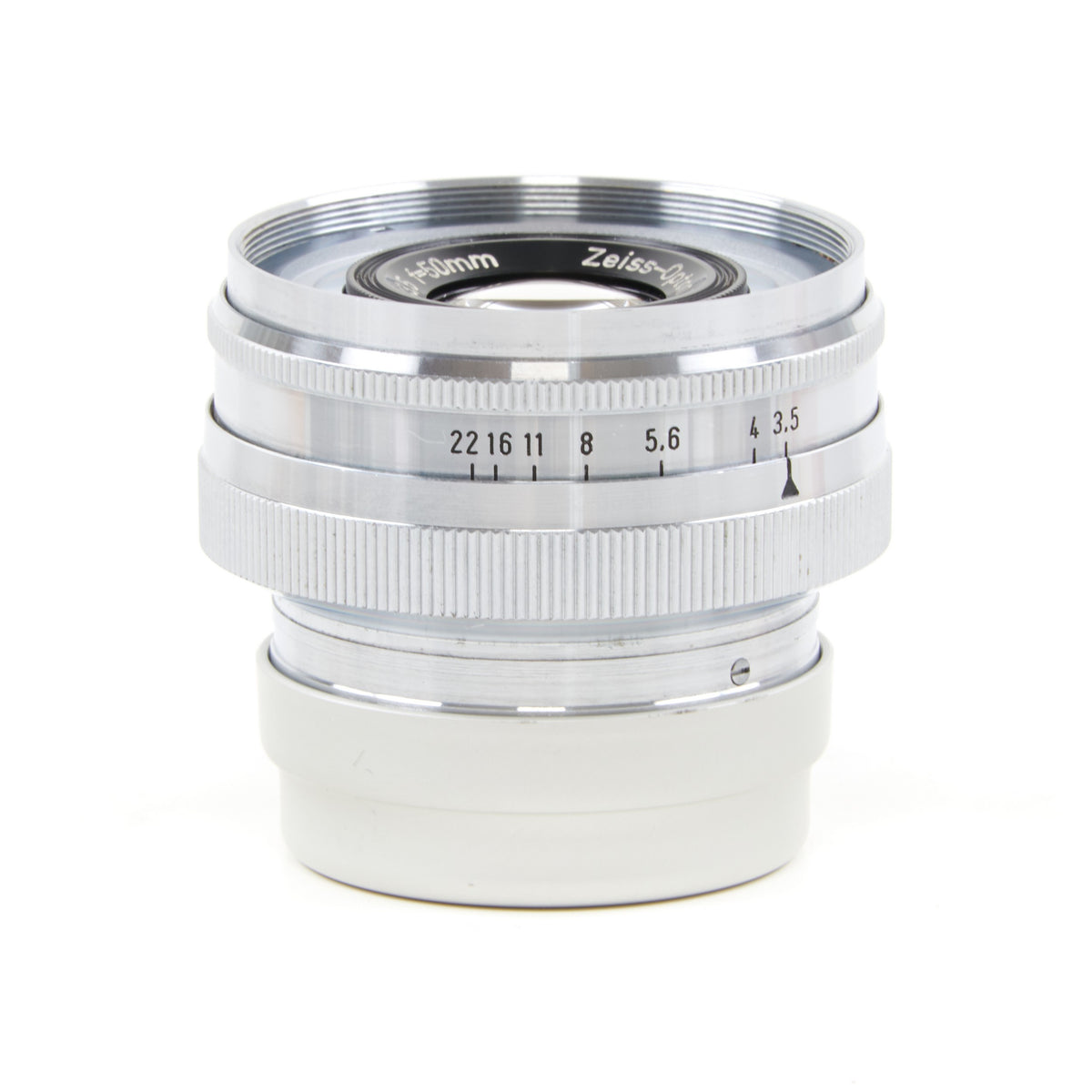 Zeiss-Opton Tessar 50 mm f3.5 RIGID Set Voor Contax RF