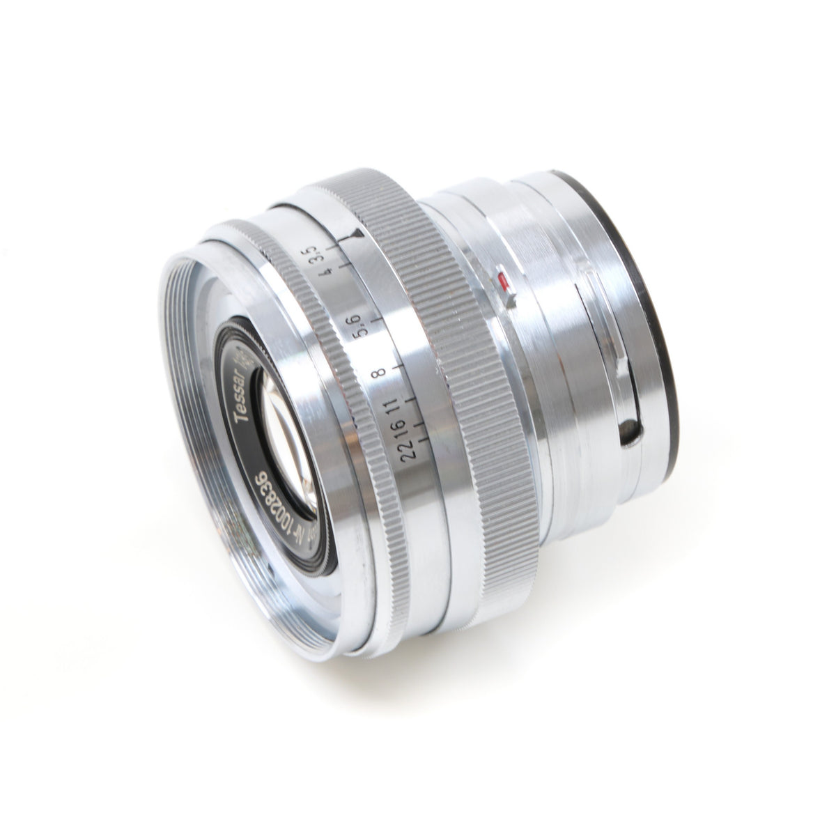 Zeiss-Opton Tessar 50 mm f3.5 RIGID Set Voor Contax RF