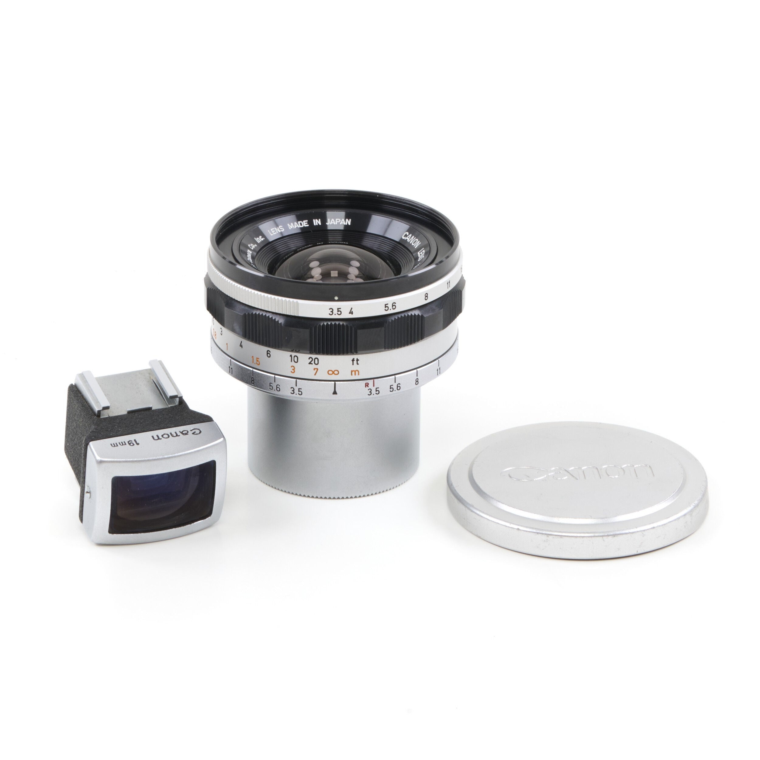 Canon 19mm f3.5 Lens Set M39 LTM
