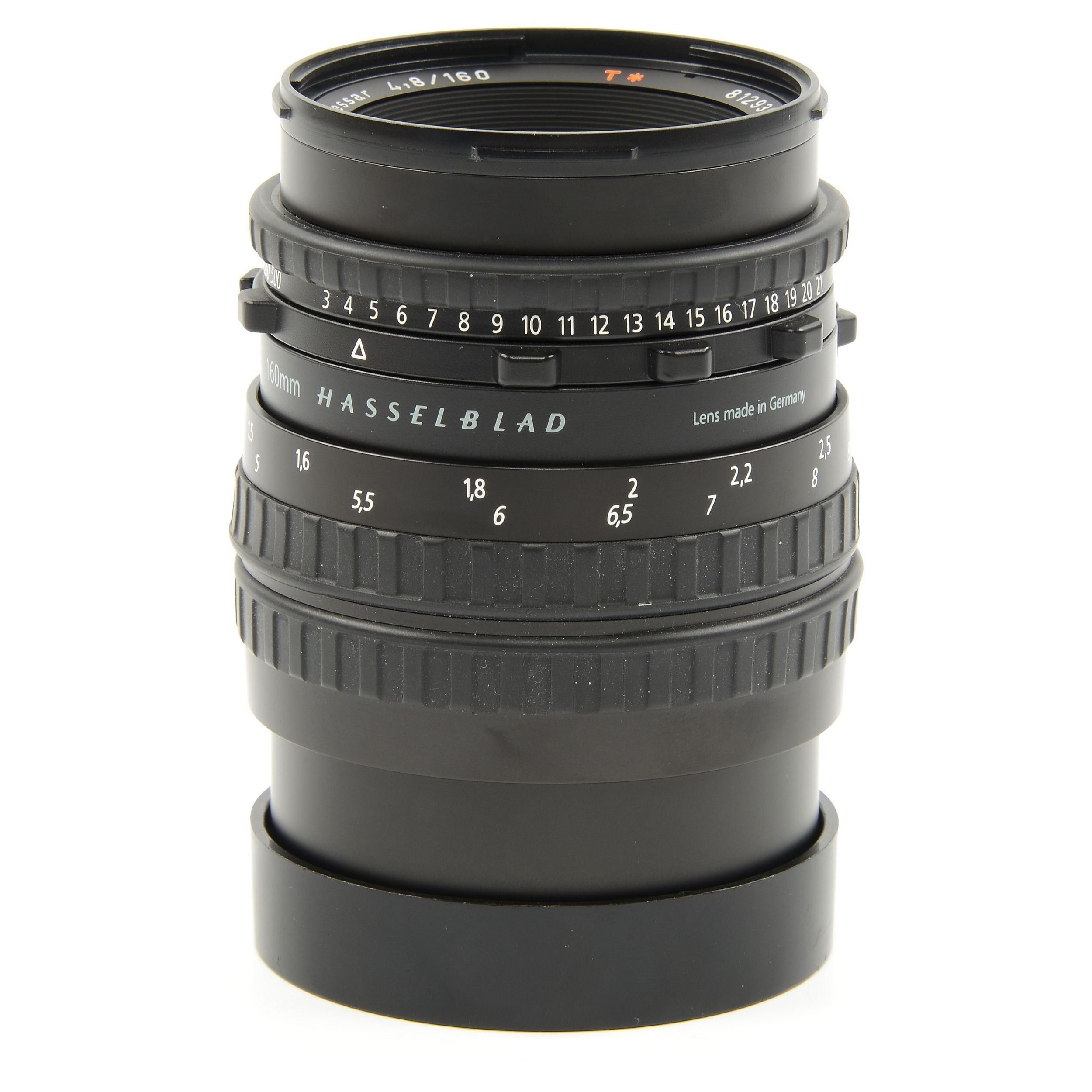 Carl Zeiss 160mm f4.8 Tessar CB Voor Hasselblad V Systeem