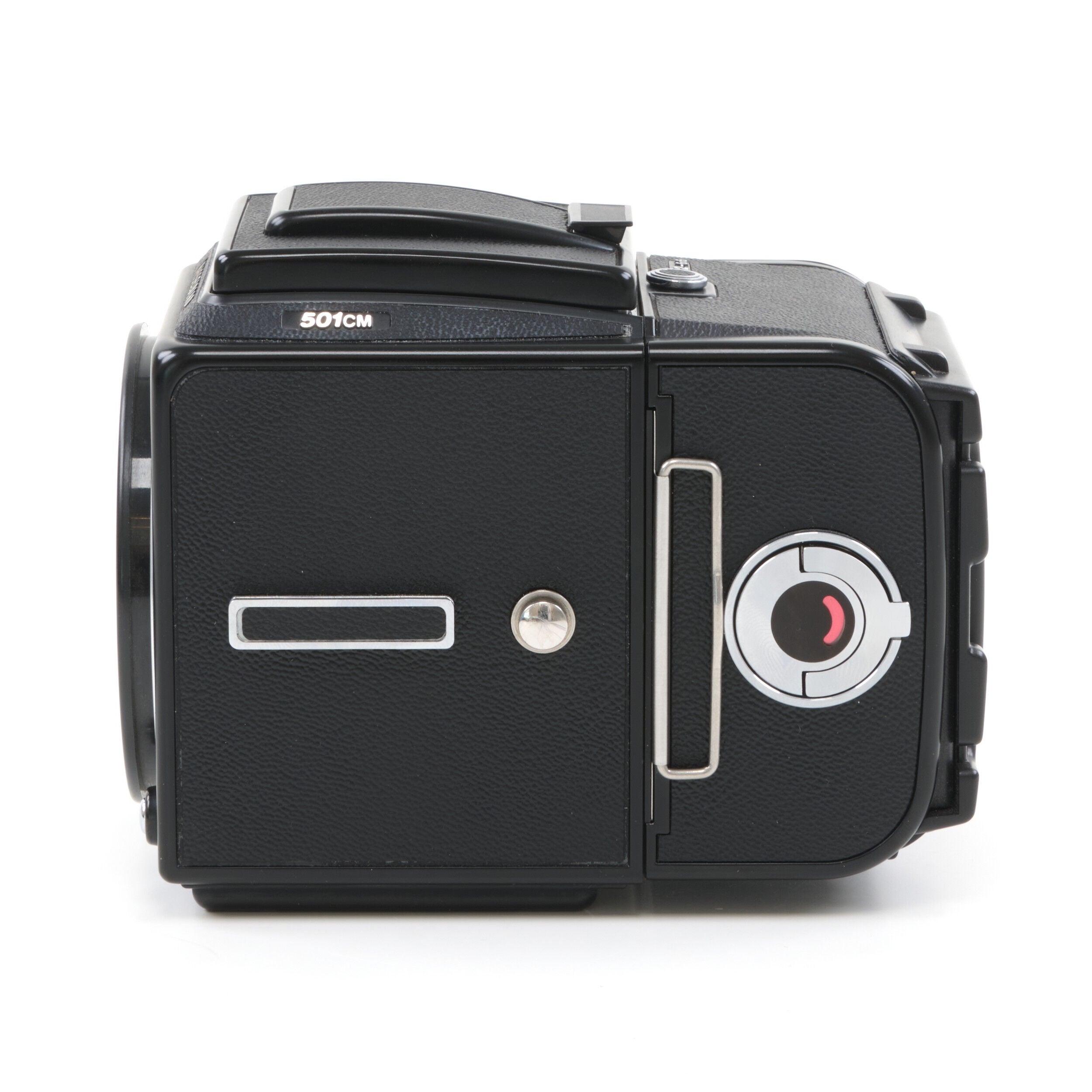 Hasselblad 501CM Zwart + A12 +Doos