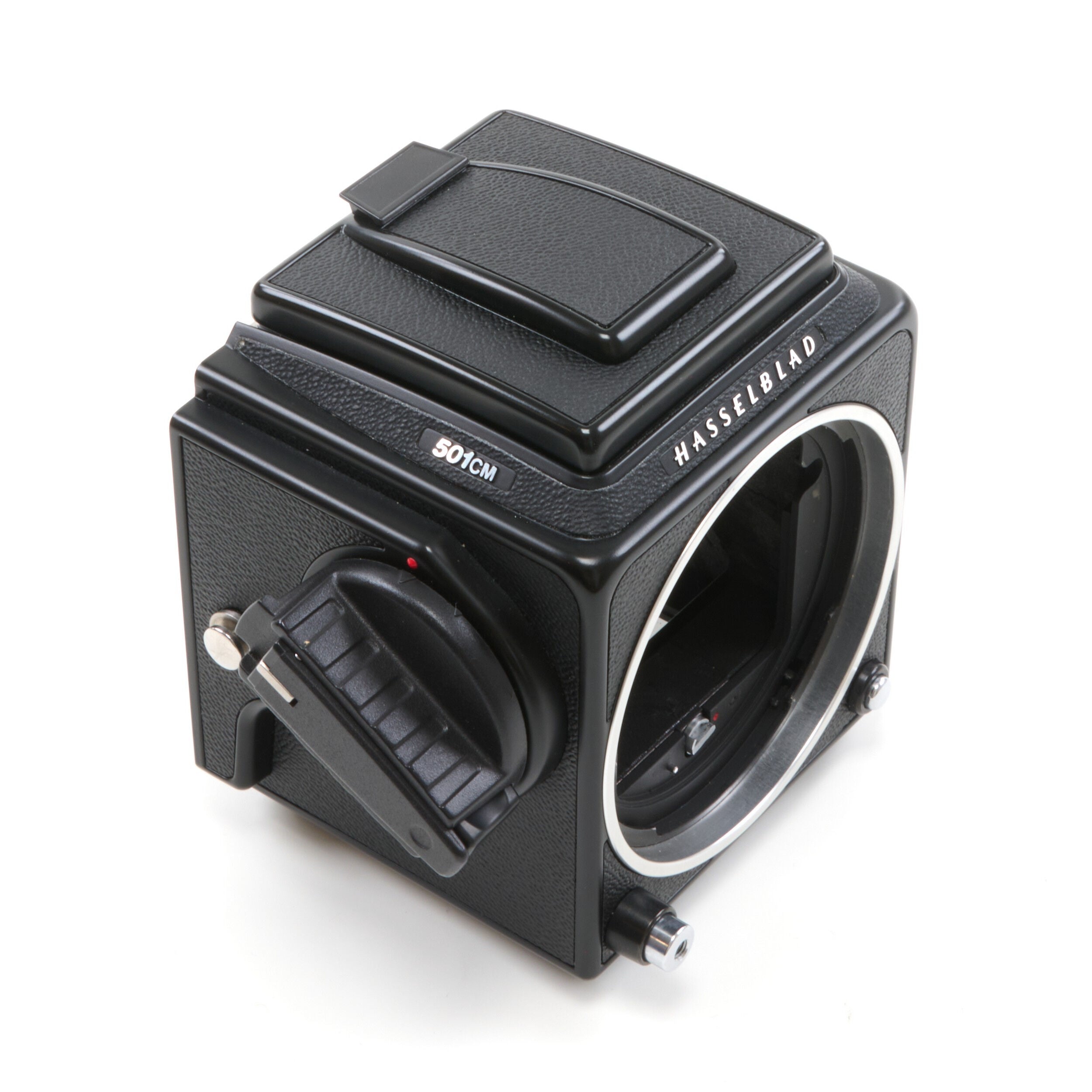 Hasselblad 501CM Zwart + A12 +Doos