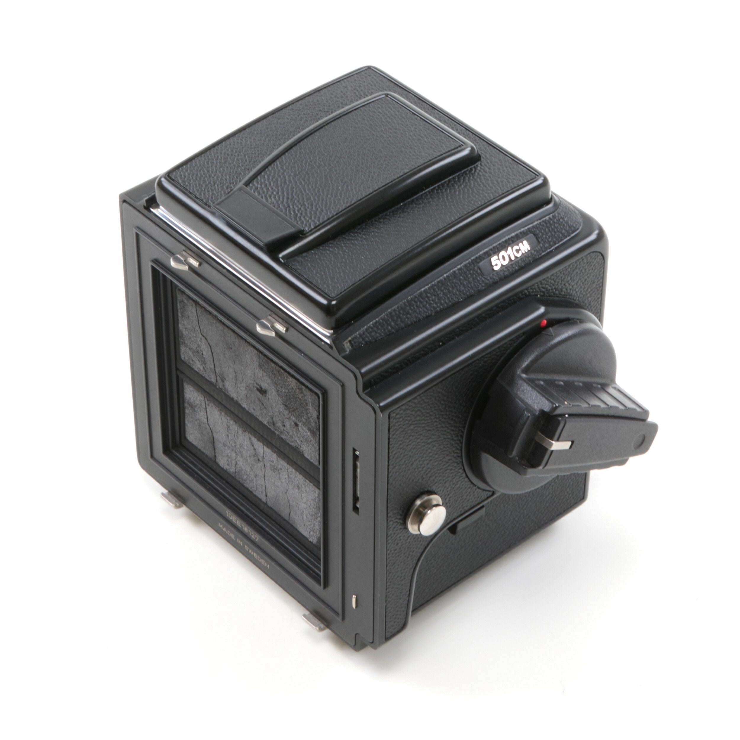 Hasselblad 501CM Zwart + A12 +Doos