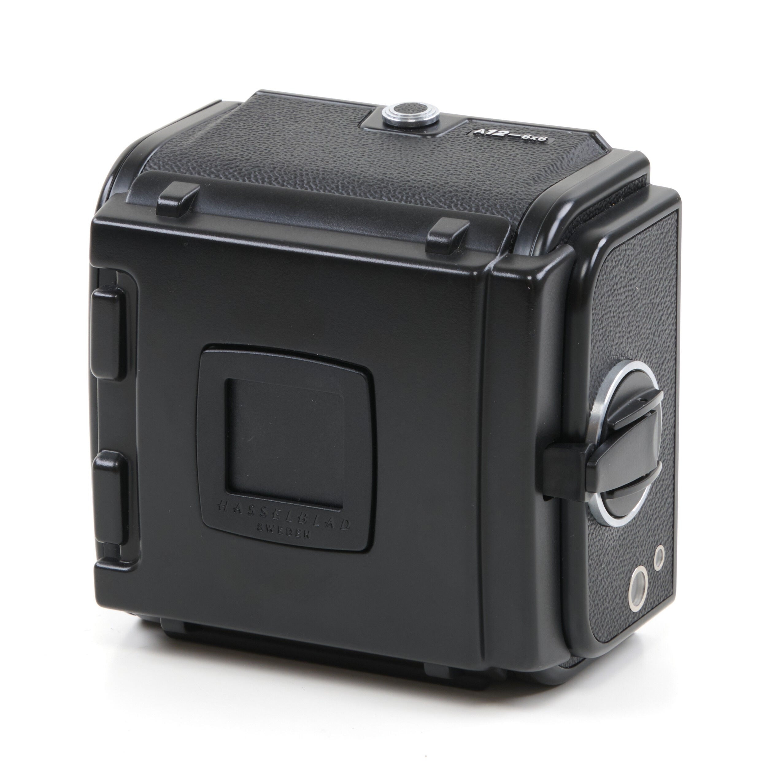 Hasselblad 501CM Zwart + A12 +Doos