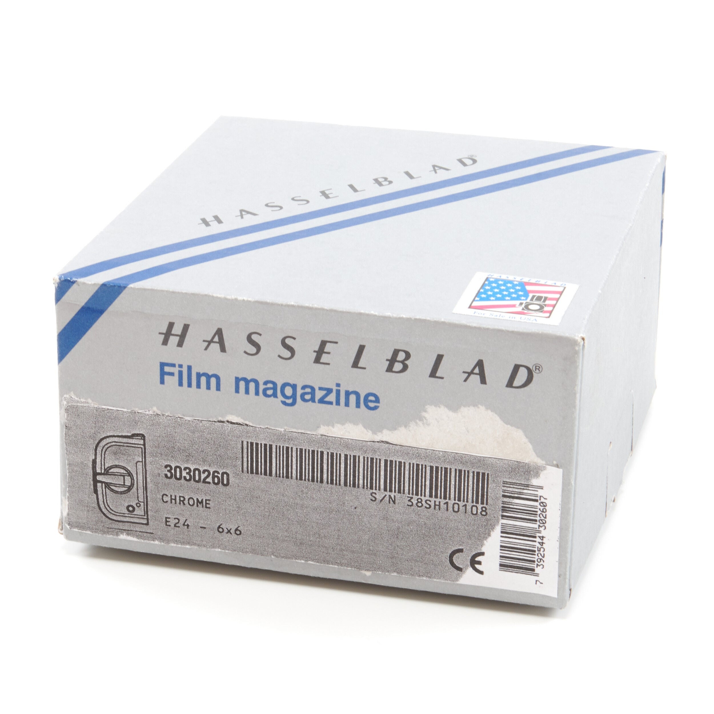 Hasselblad E24 Achterwand Chroom + Doos