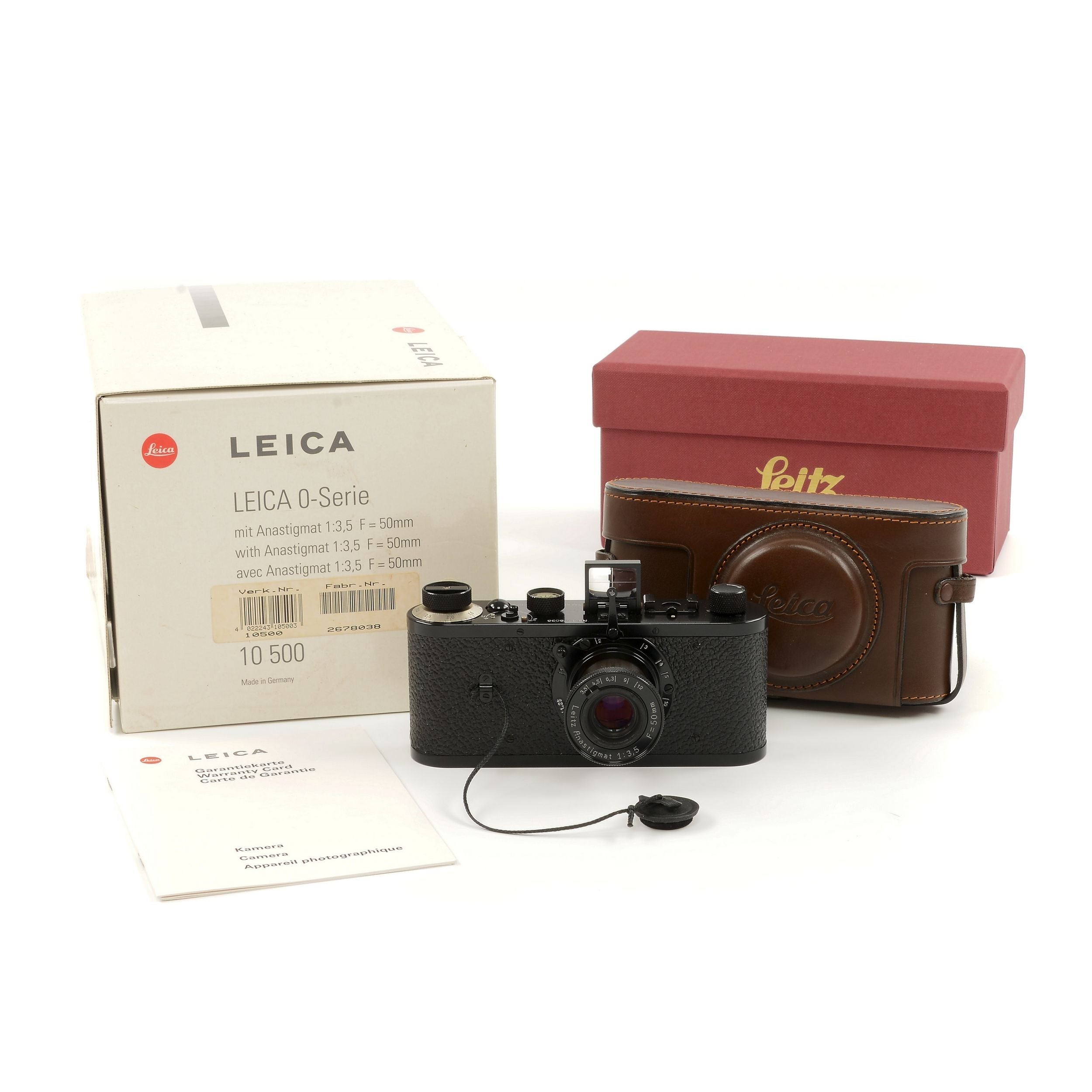 Leica 0-Serie + 50mm Anastigmat + Doos