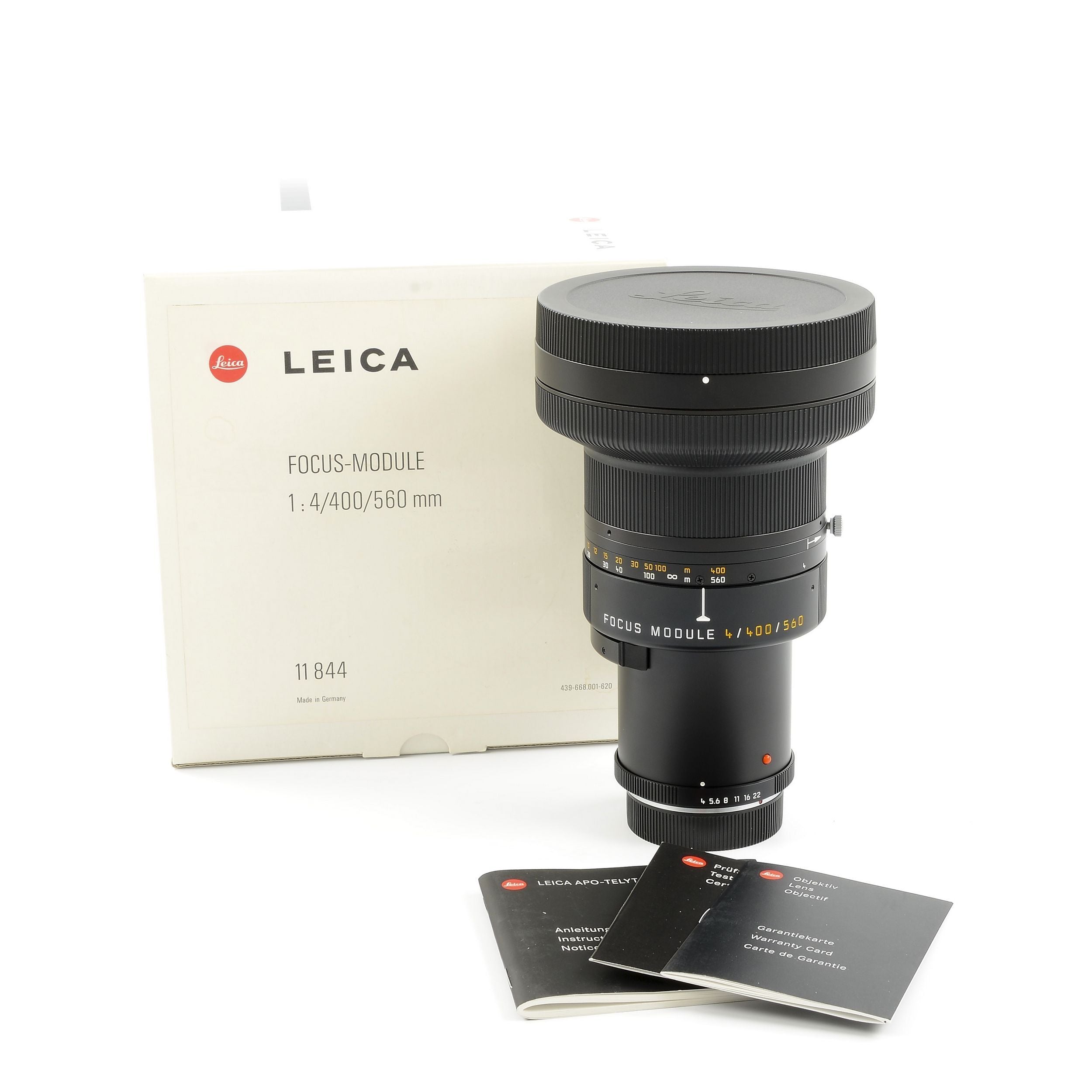 Leica 400/560mm f4 (1,4x) Focus Module + Doos