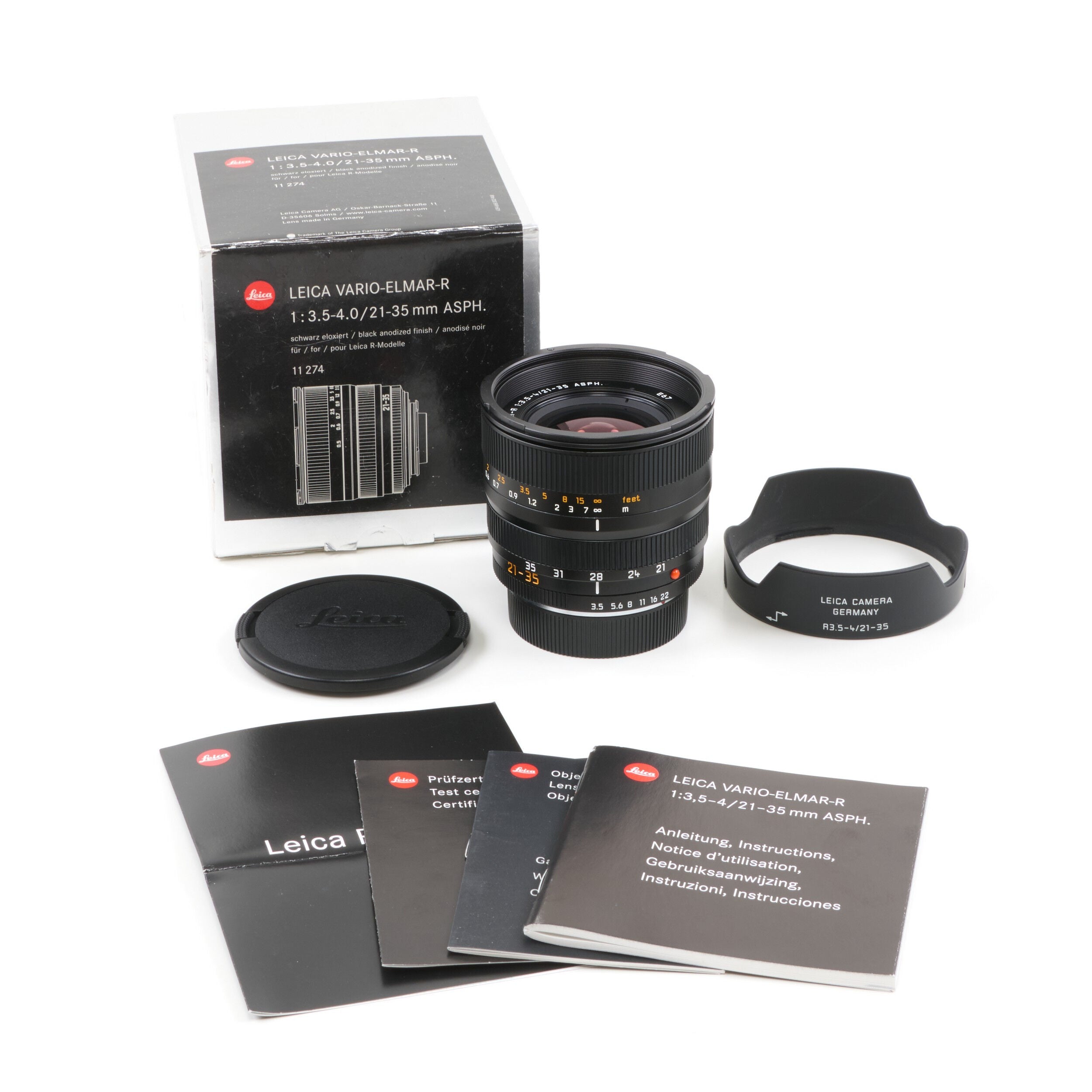 Leica 21-35mm f3.5-4 Vario-Elmar-R ASPH ROM + Doos