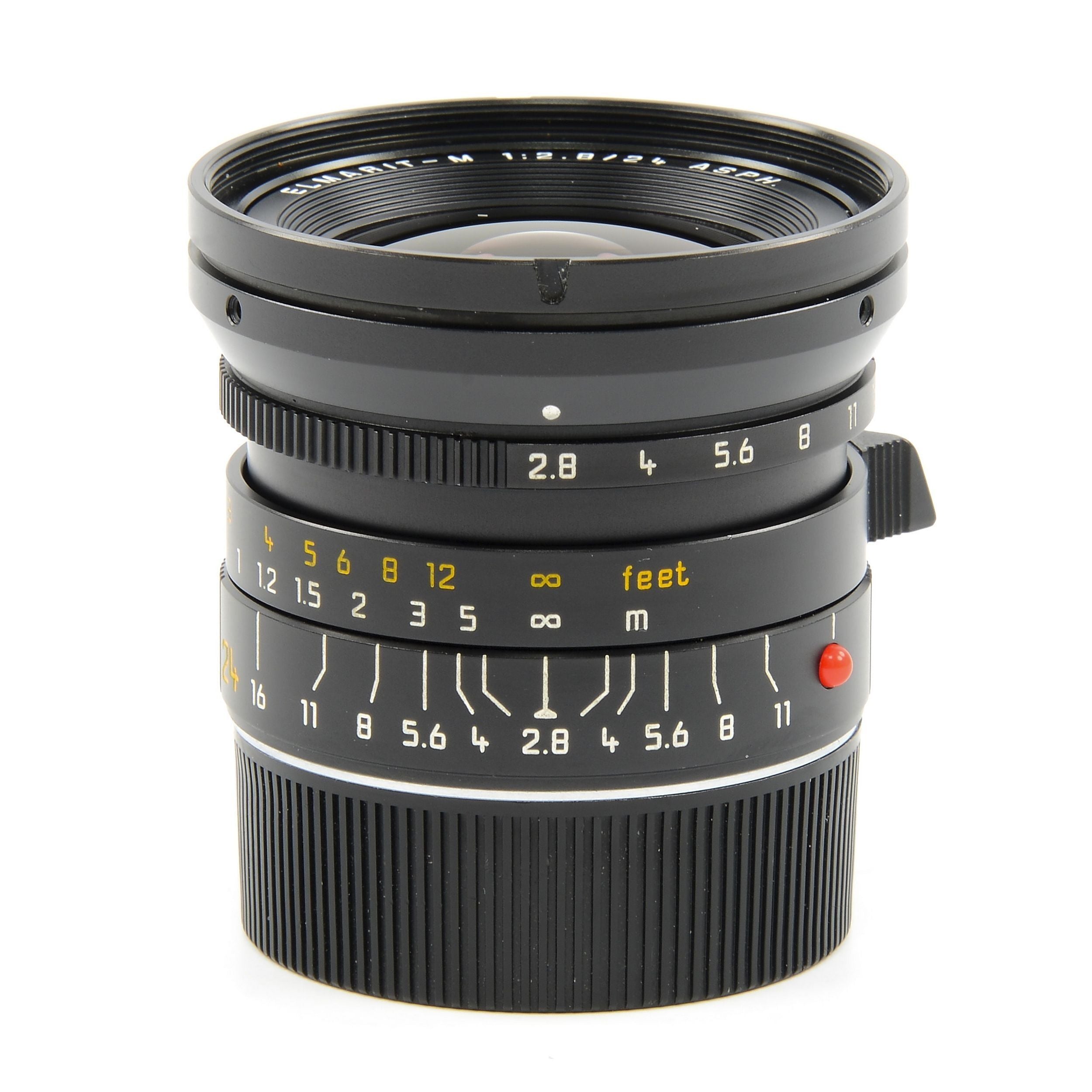 Leica 24mm f2.8 Elmarit-M ASPH Zwart + Doos