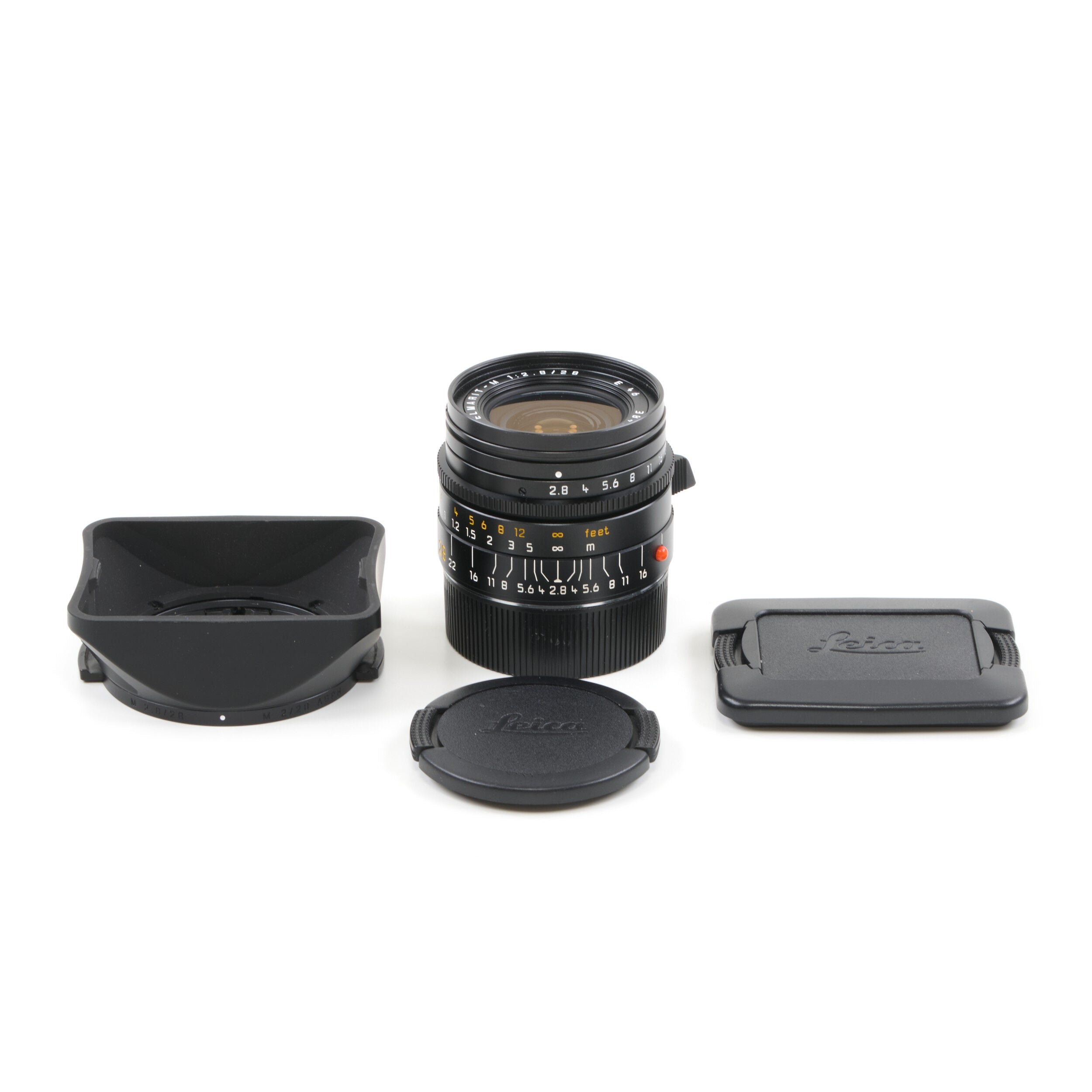 Leica 28mm f2.8 Elmarit-M Pre-ASPH + Doos