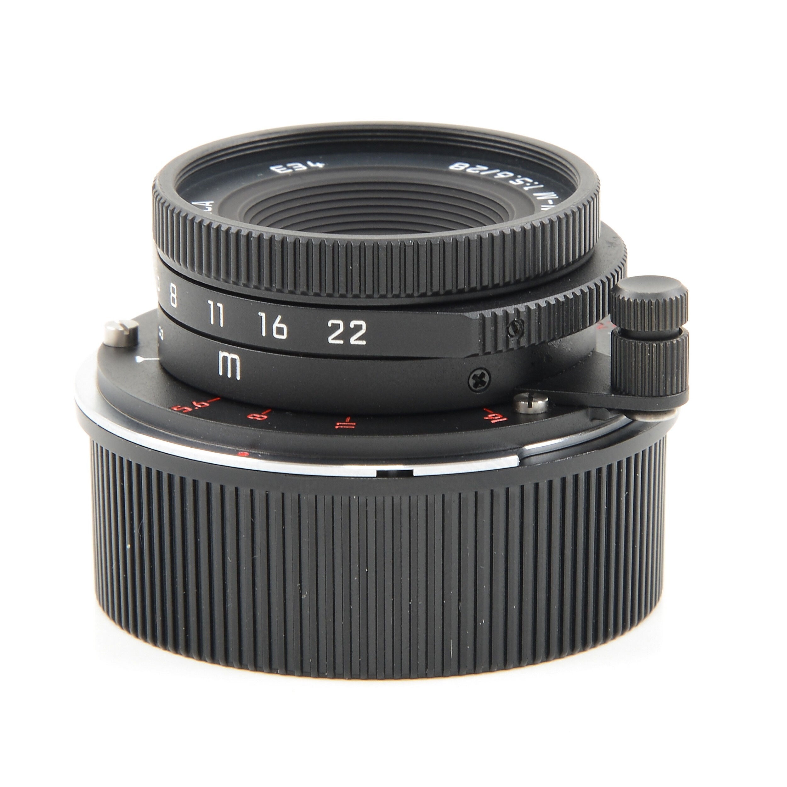 Leica 28mm f5.6 Summaron-M Matte Black Paint + Doos