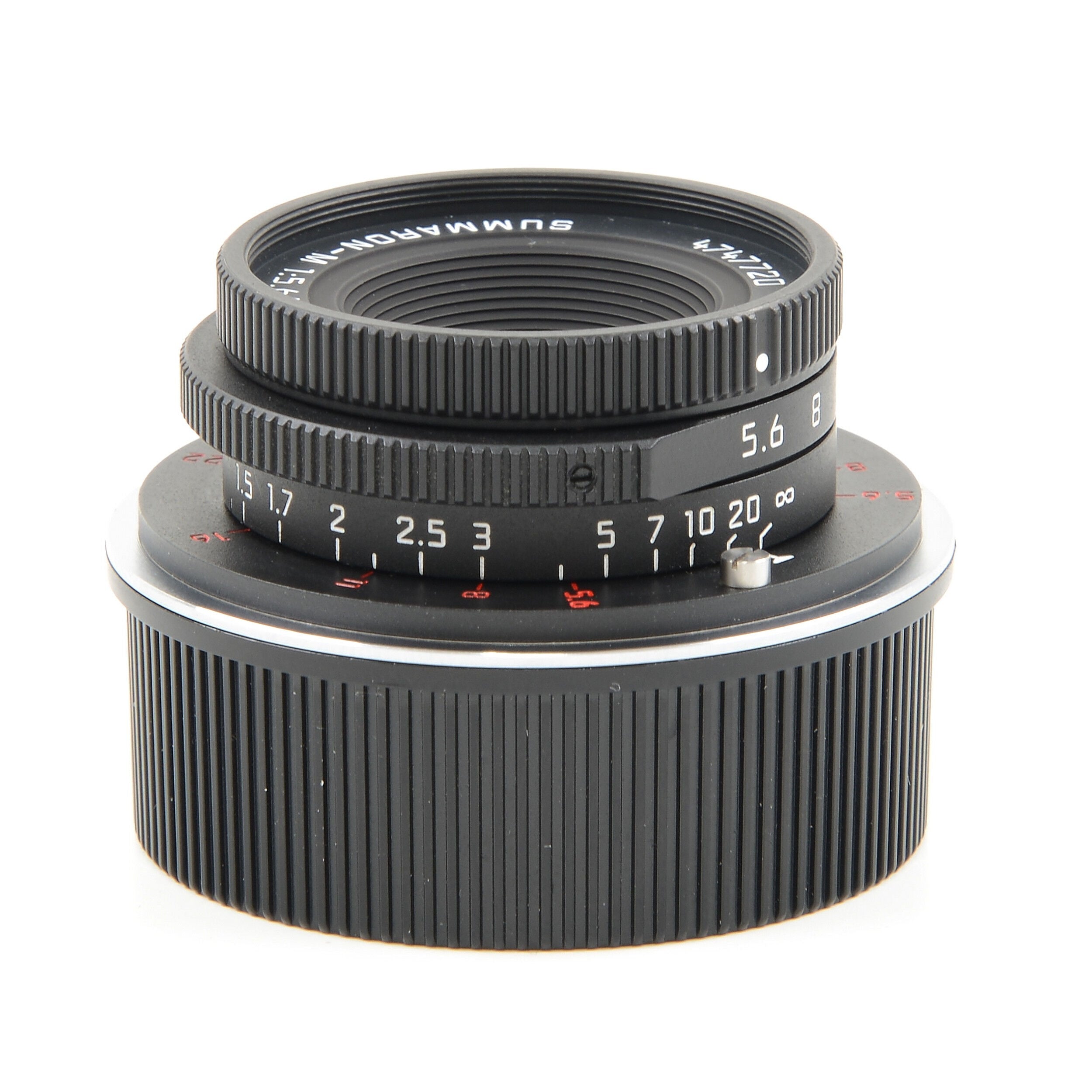 Leica 28mm f5.6 Summaron-M Matte Black Paint + Doos