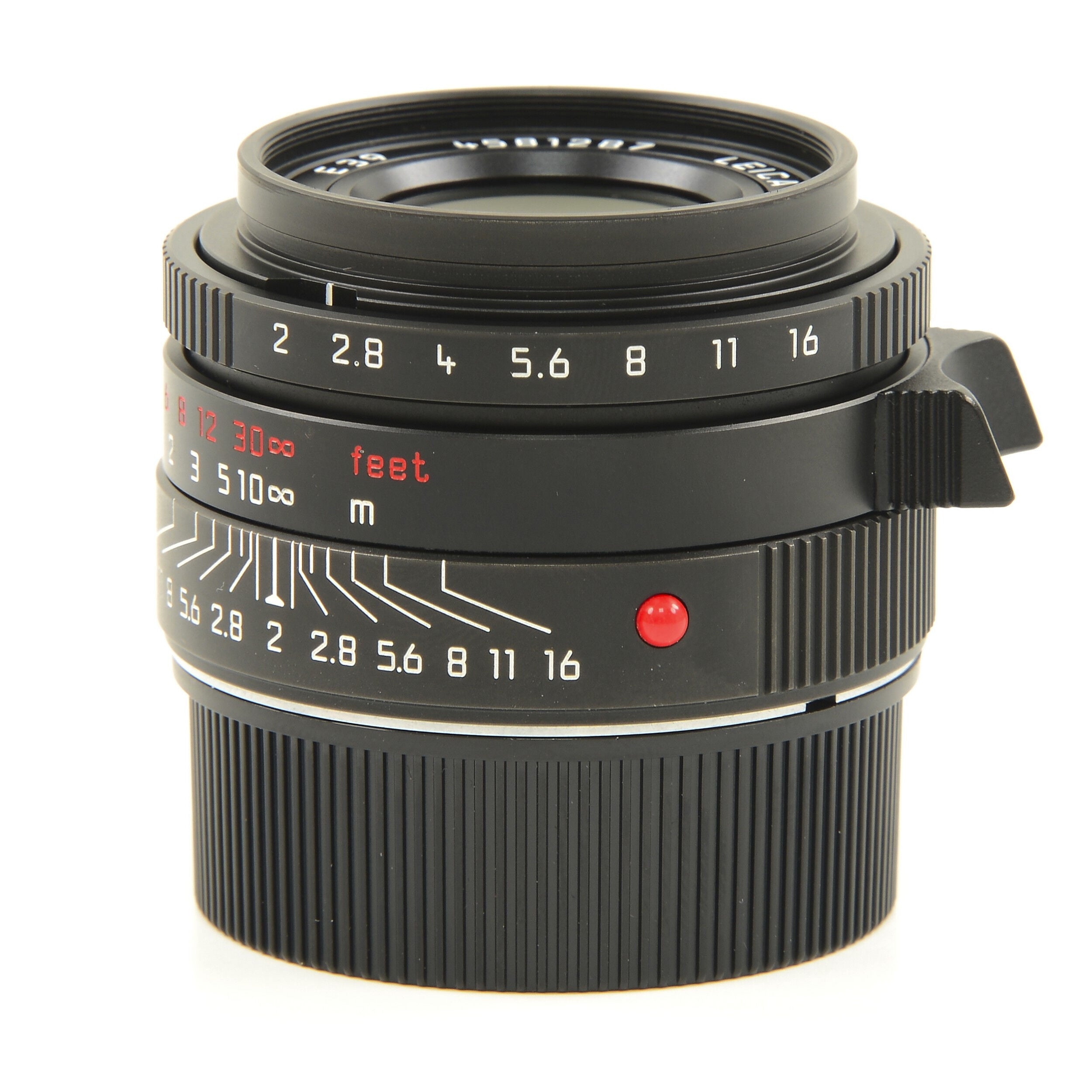 Leica 35mm f2 Summicron-M ASPH Limited Edition Zwart Chroom + Doos