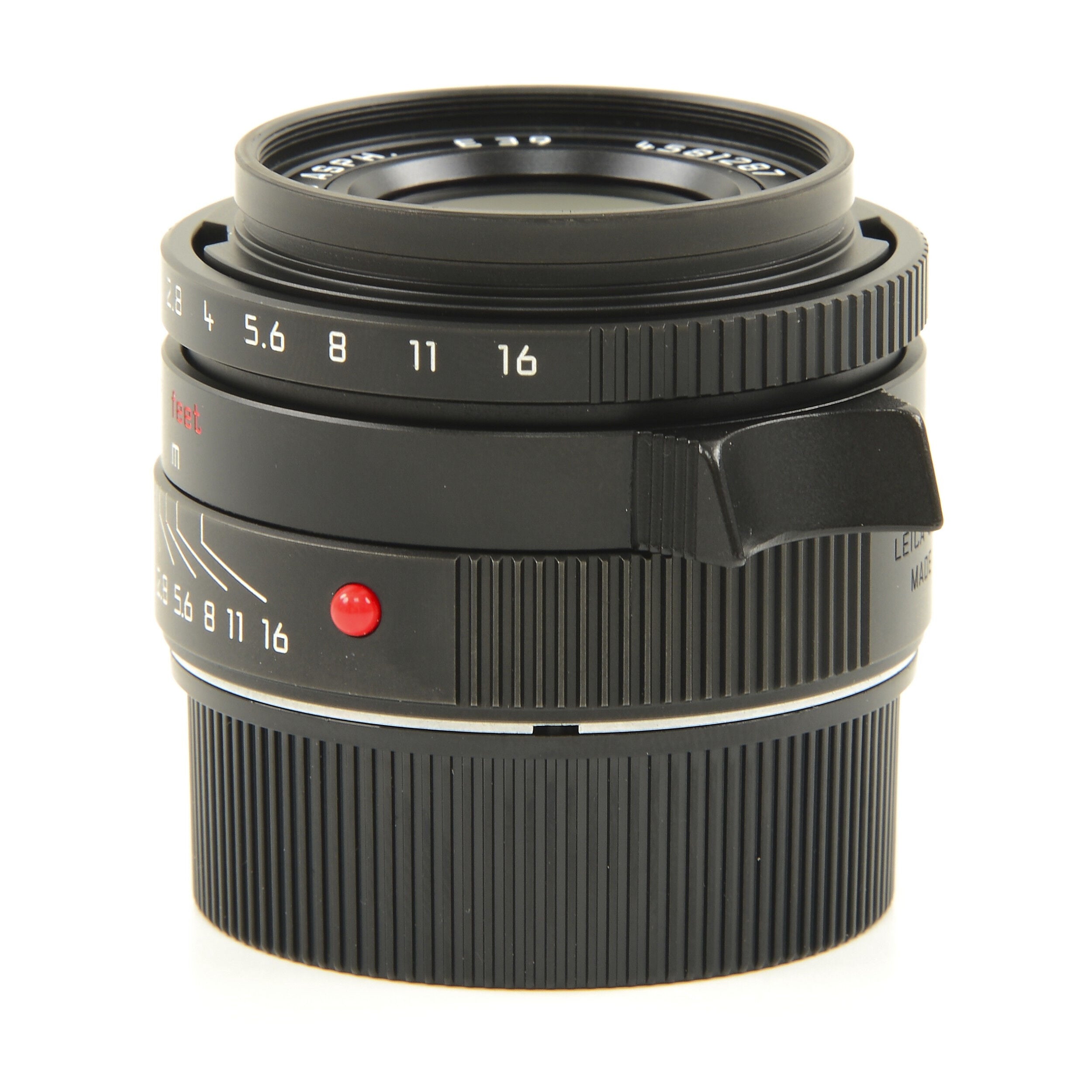 Leica 35mm f2 Summicron-M ASPH Limited Edition Zwart Chroom + Doos