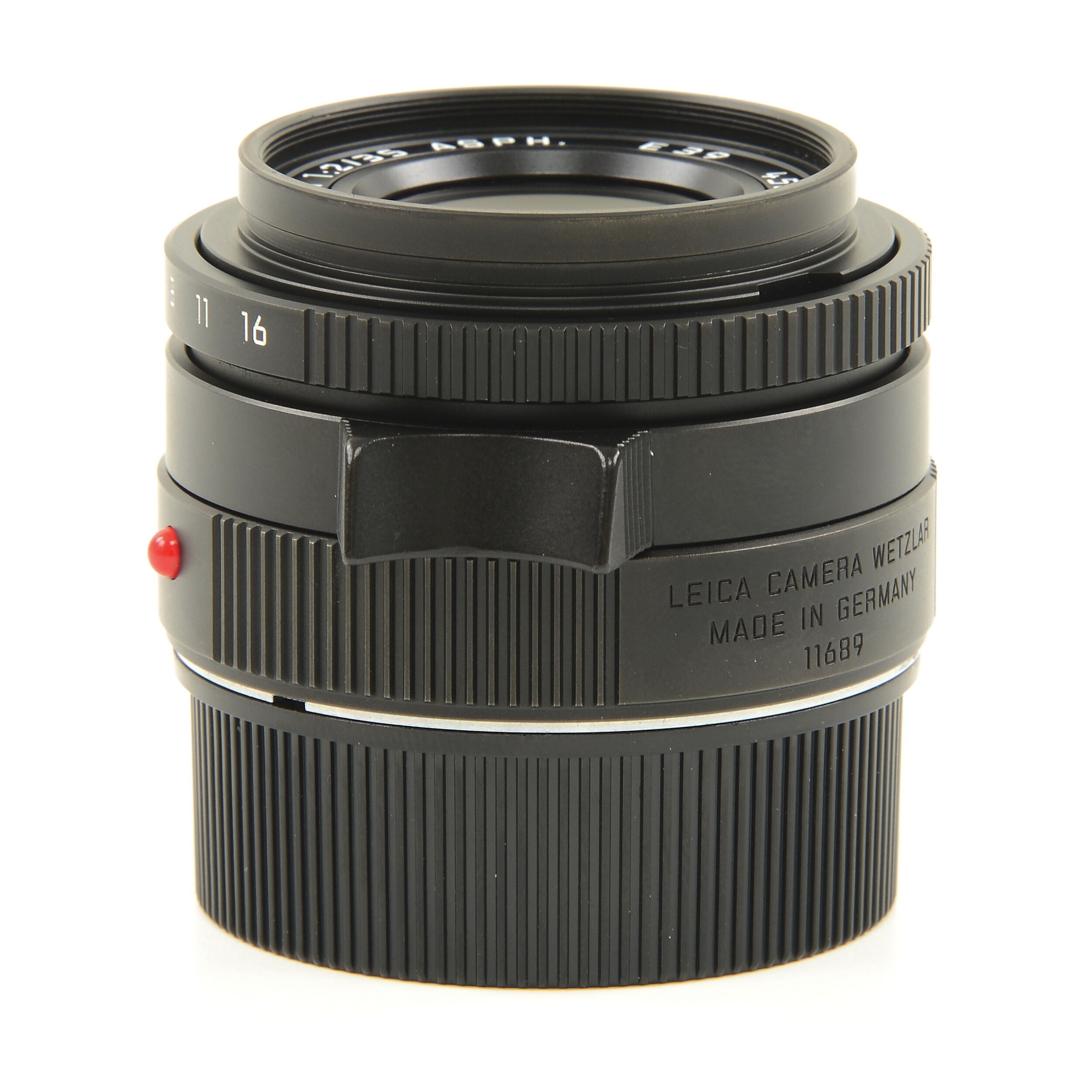 Leica 35mm f2 Summicron-M ASPH Limited Edition Zwart Chroom + Doos