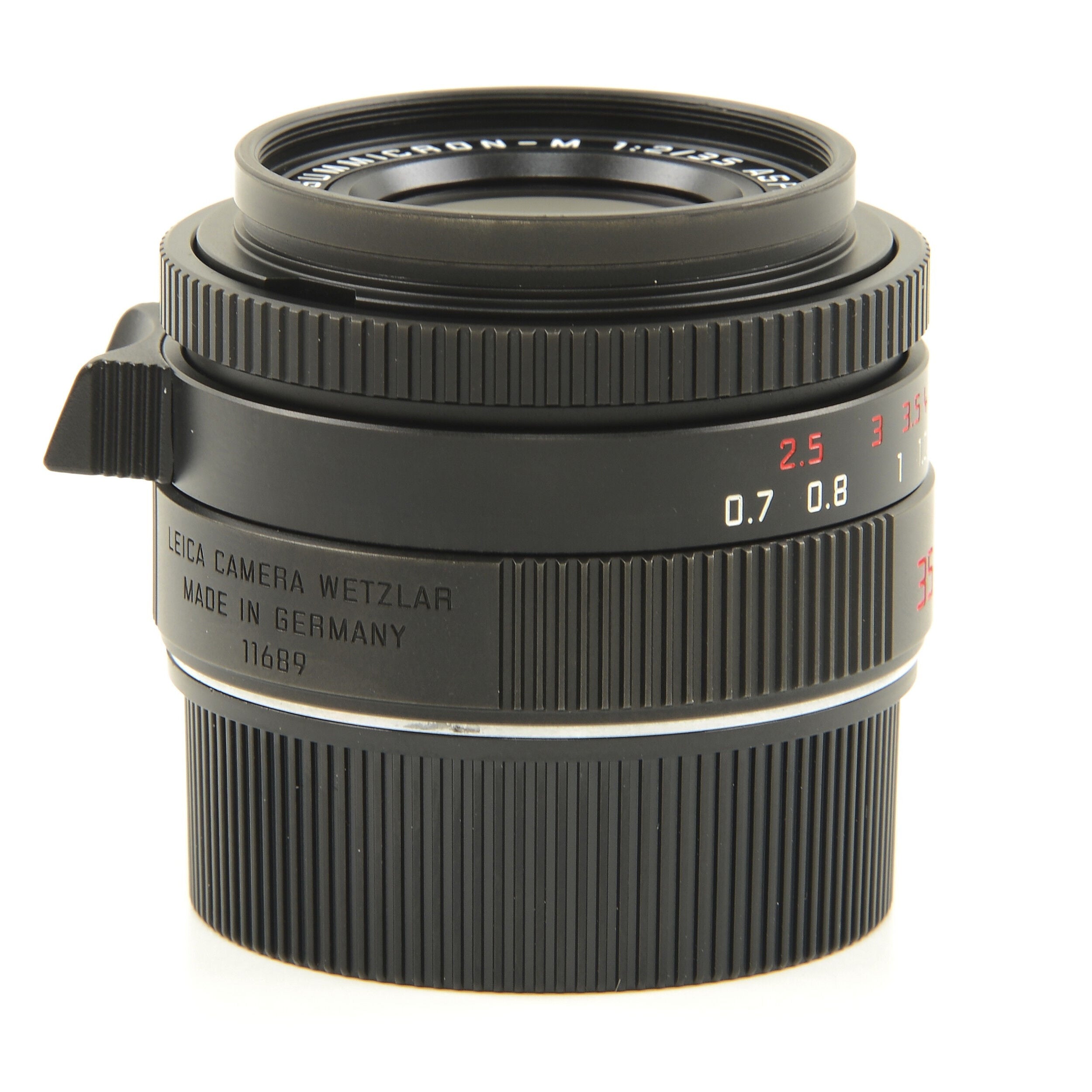 Leica 35mm f2 Summicron-M ASPH Limited Edition Zwart Chroom + Doos
