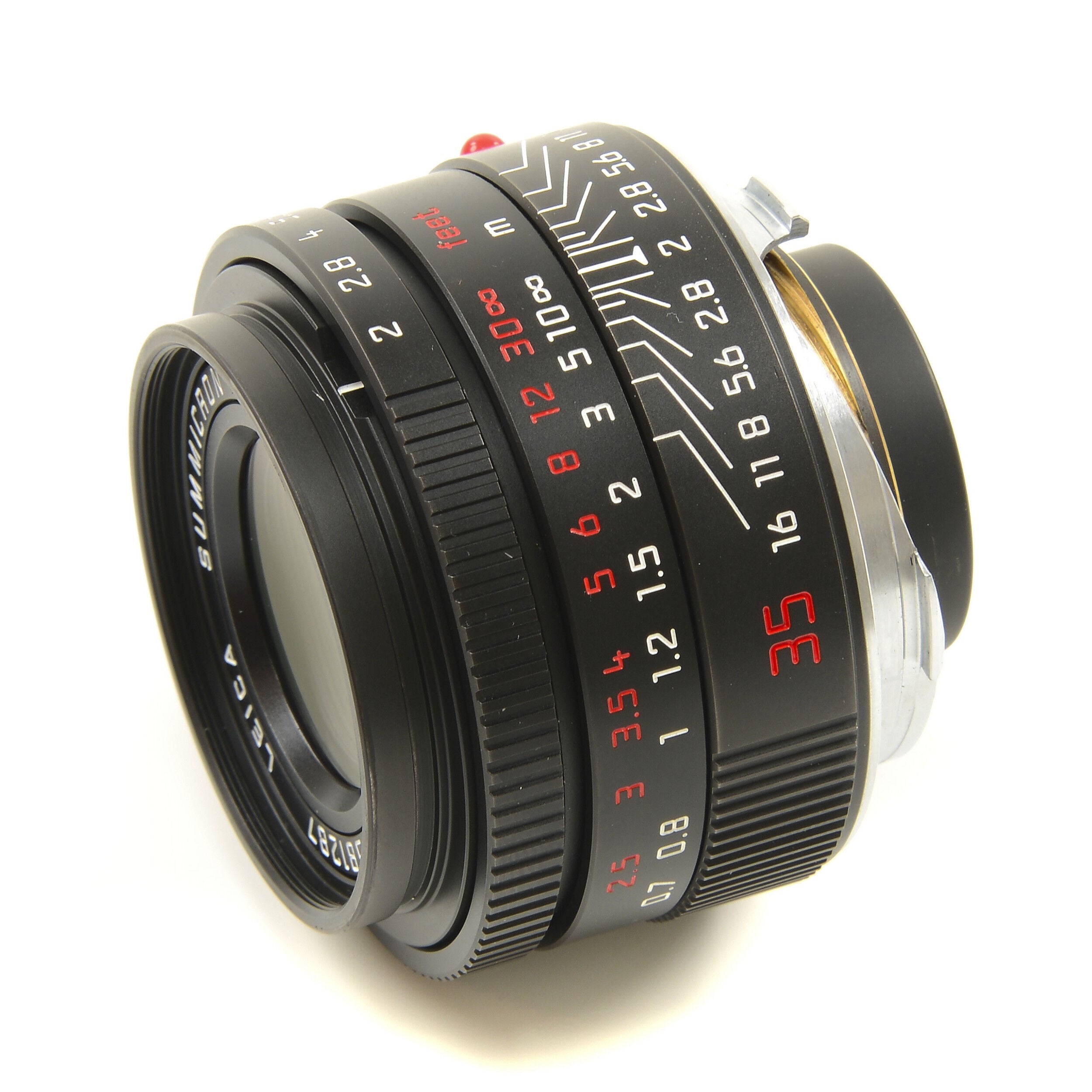 Leica 35mm f2 Summicron-M ASPH Limited Edition Zwart Chroom + Doos