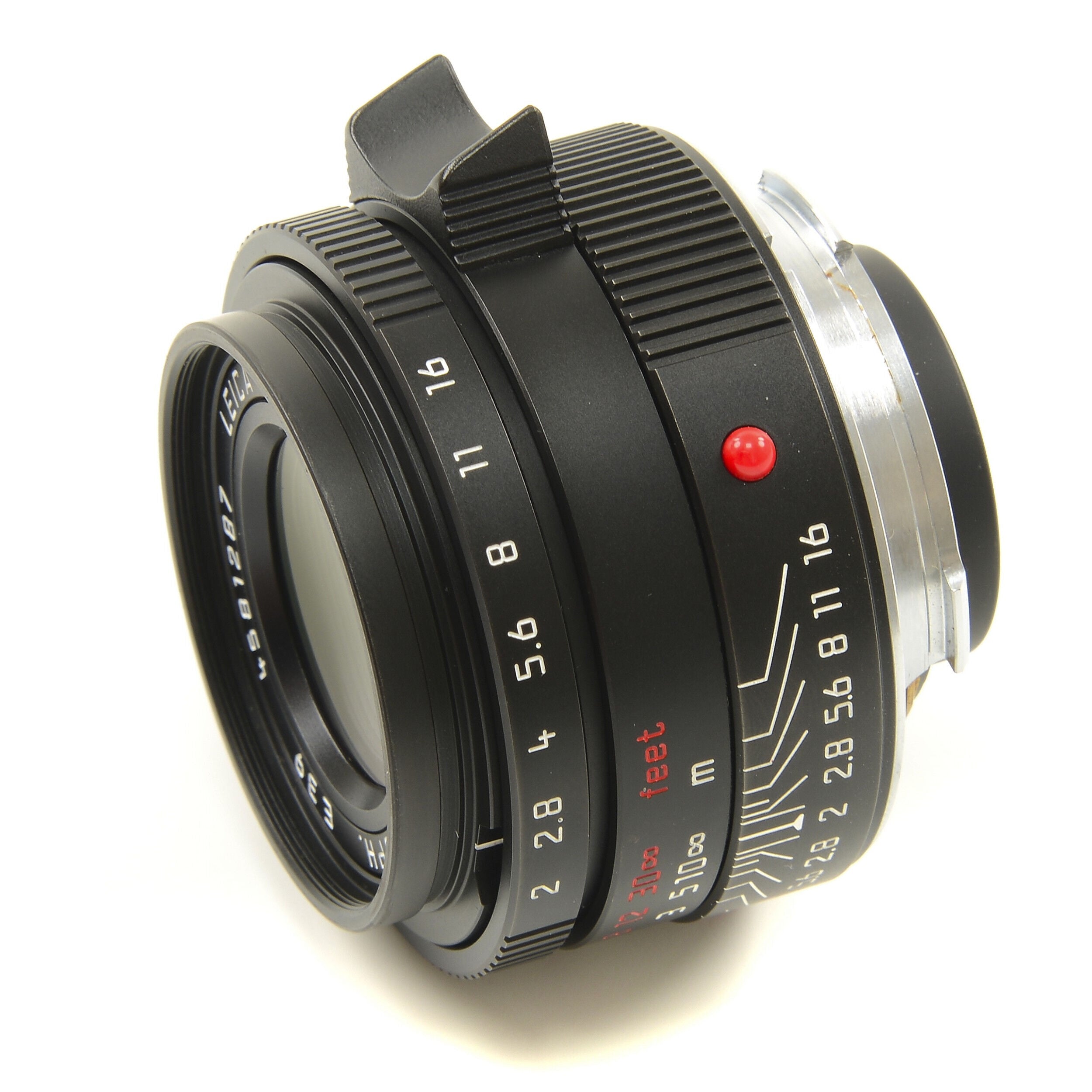 Leica 35mm f2 Summicron-M ASPH Limited Edition Zwart Chroom + Doos