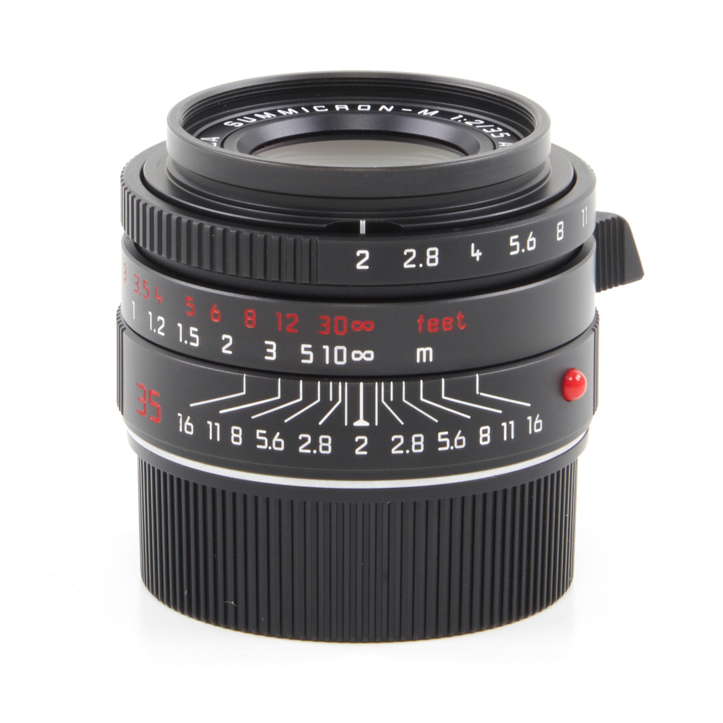 Leica 35mm f2 Summicron-M ASPH Limited Edition Zwart Chroom + Doos